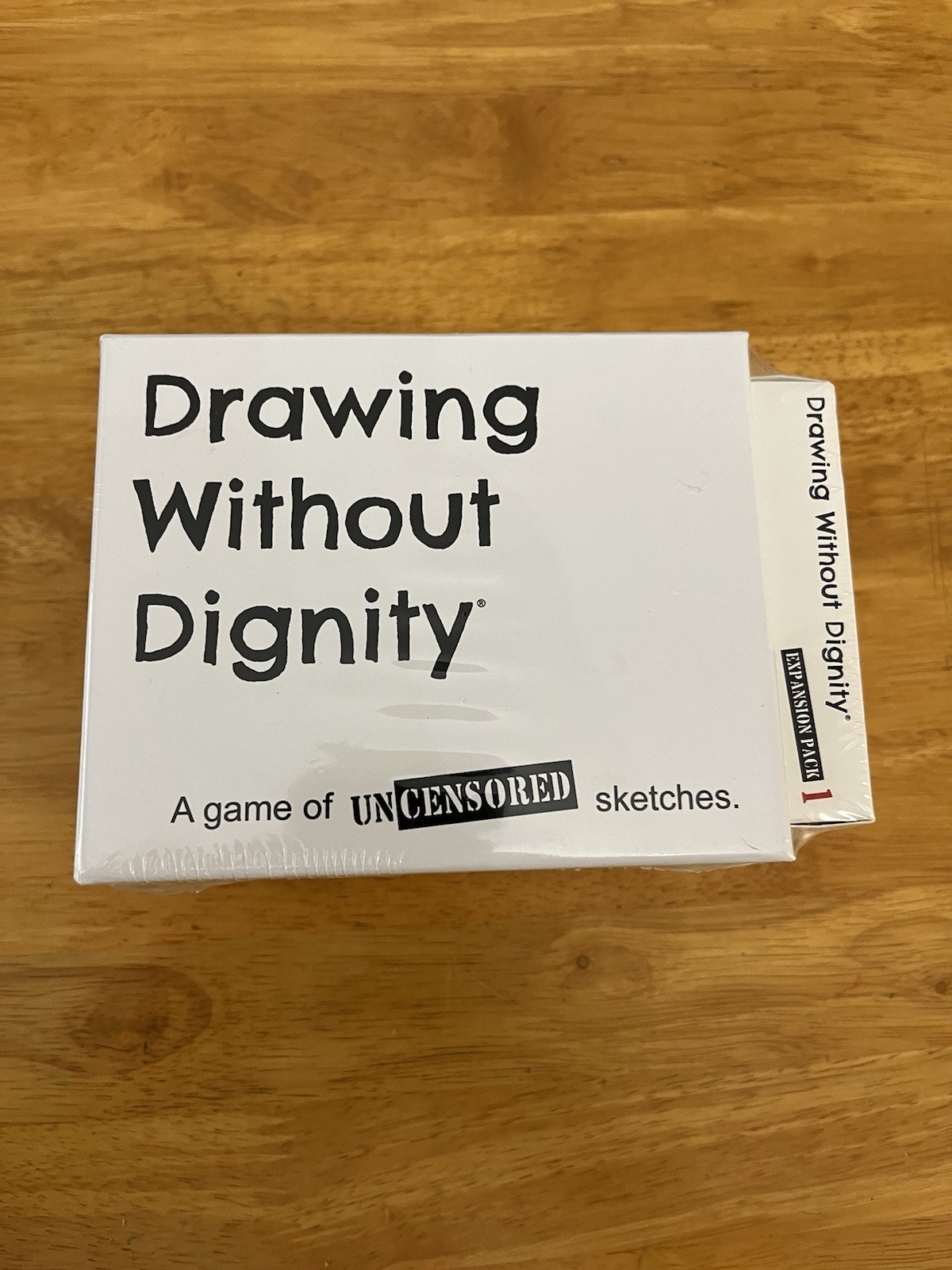 Drawing Without Dignity & Expansion Pack 1 COMBO PACK: Fun adult party game