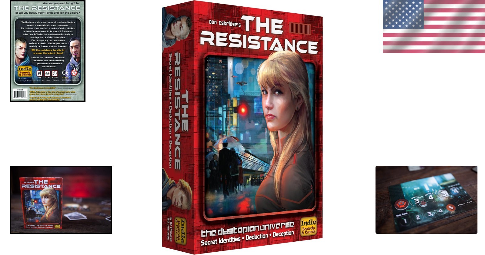 Engaging Strategy & Bluffing Game – The Resistance for Ages 13+, 30 Min Rounds