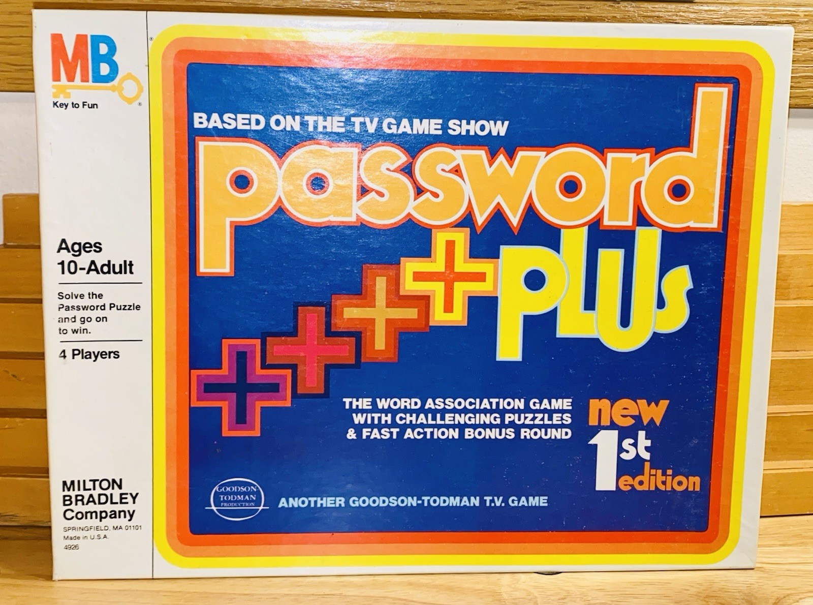 Vintage Password Plus 1st Edition TV Game Milton Bradley 1978 Complete