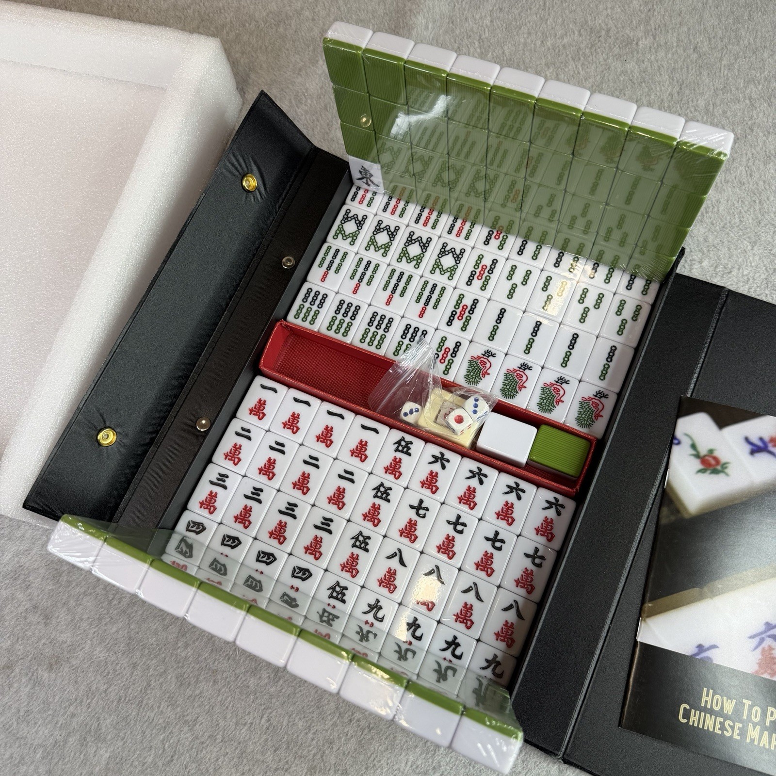 Yellow Mountain Imports Professional Chinese Mahjong Game Set – New Sealed