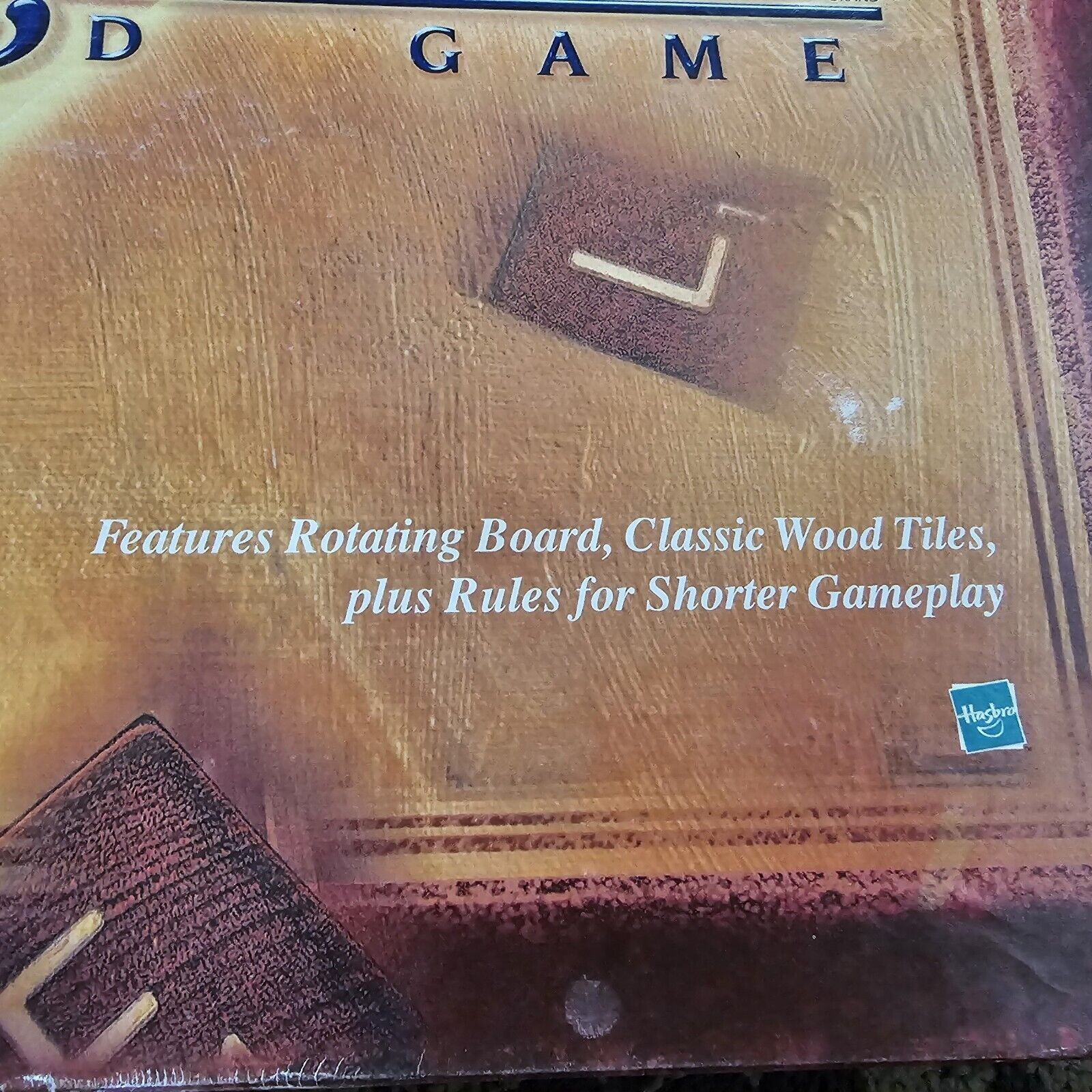 Scrabble Deluxe Collector’s Edition Turntable Crossword Rotating Milton Bradley