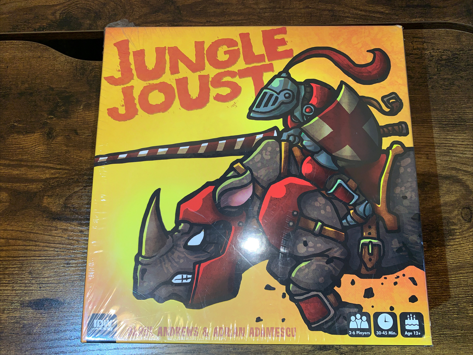 Jungle Joust Multi-Player Classic Competition Board Game IDW Publishing Sealed