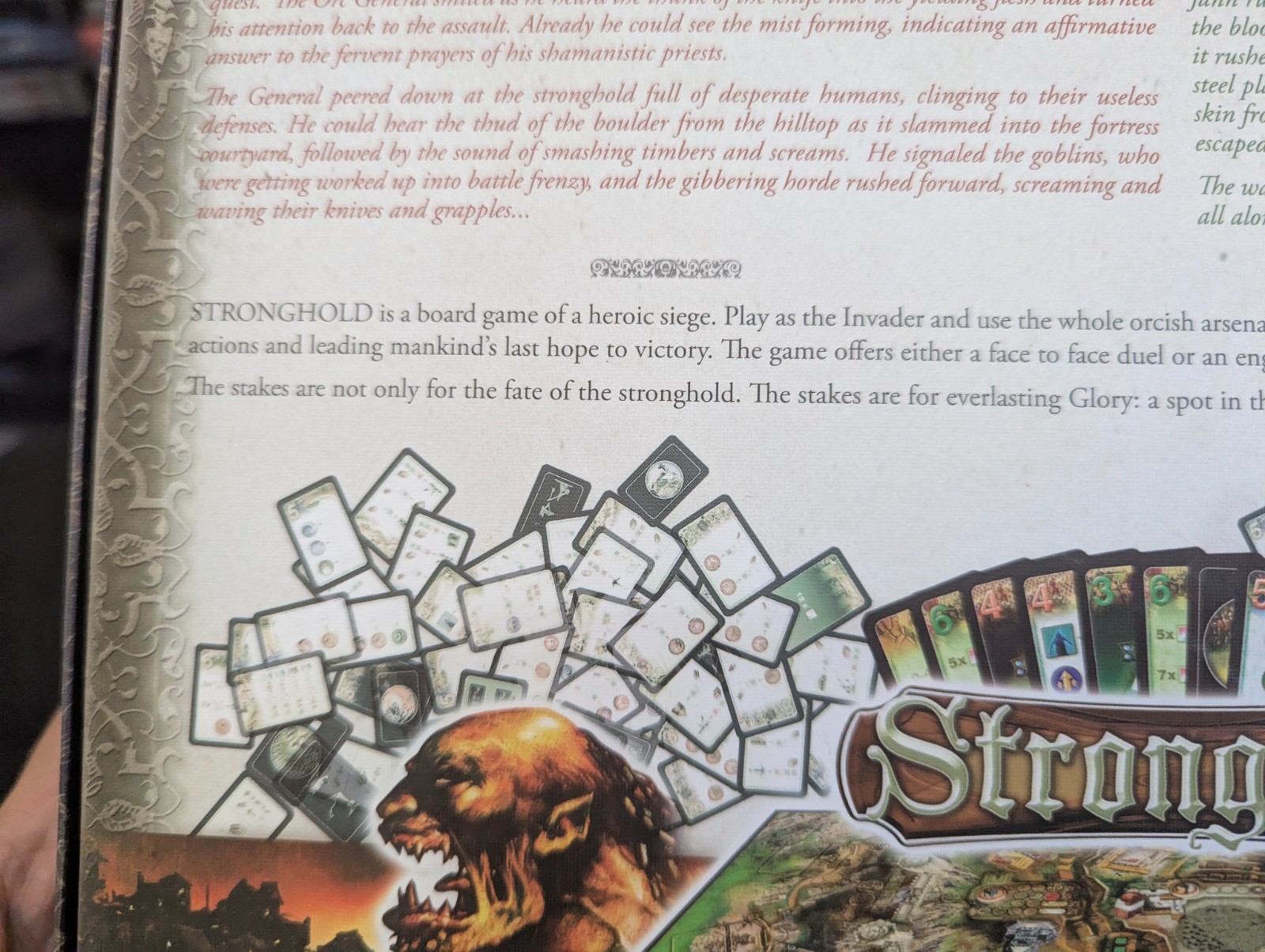STRONGHOLD Board Game 100% COMPLETE 2010 AWARD WINNER