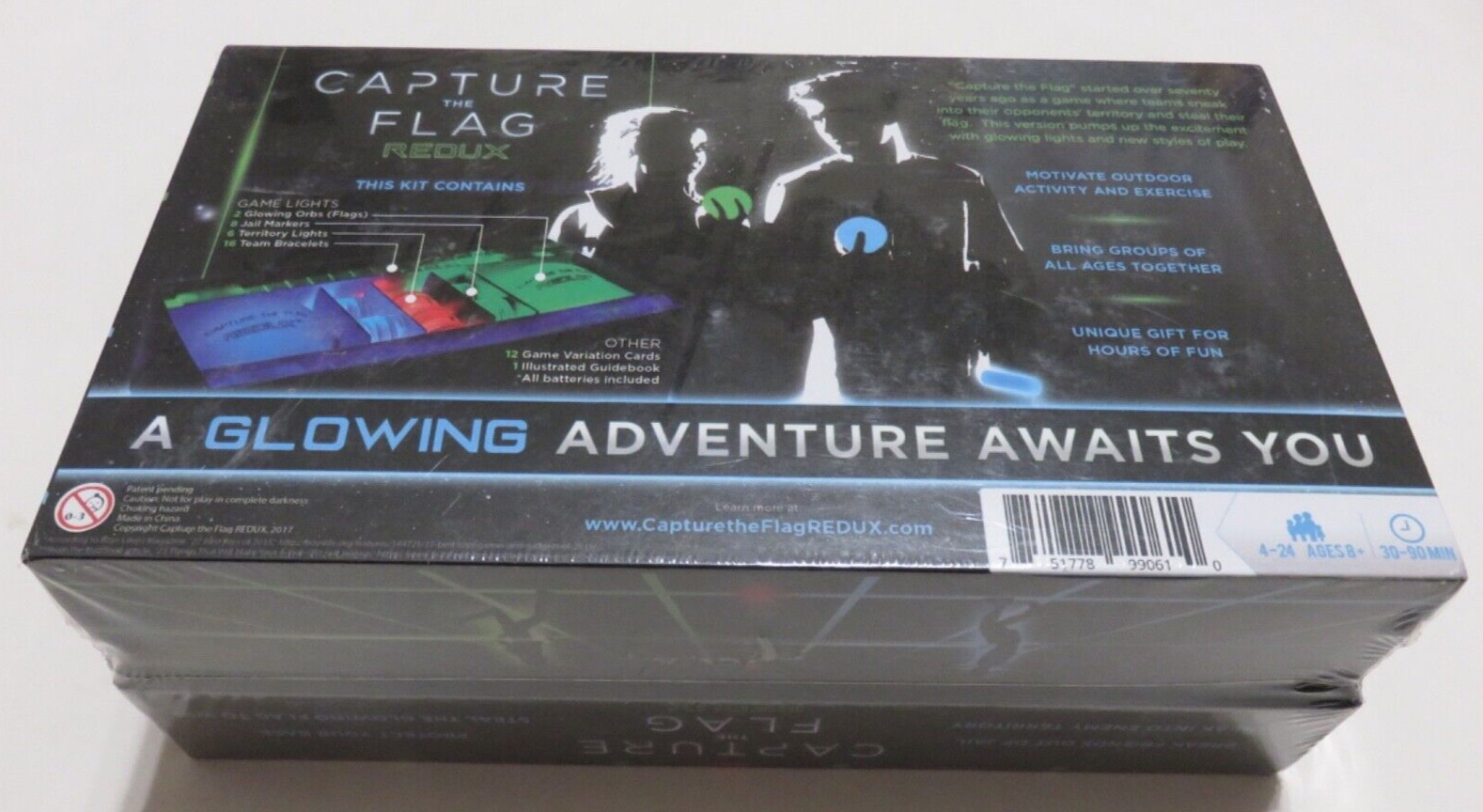 CAPTURE THE FLAG REDUX: Glow in the Dark Outdoor Game – NEW and SEALED!!!!