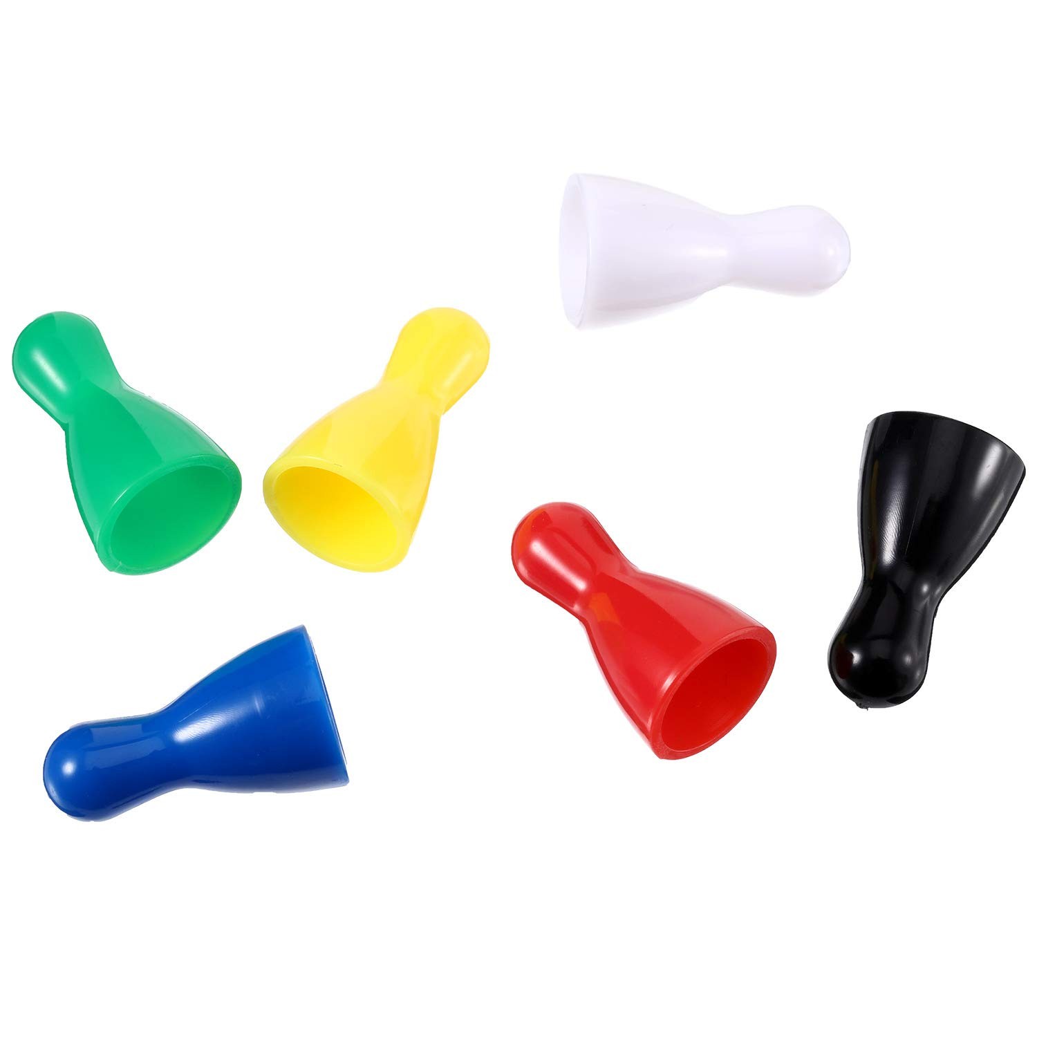 48 Pcs Board Game Pieces Bulk Multicolor Plastic Pawns 1 Inch Chess Tabletop Mar