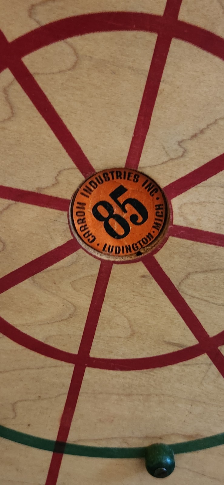 Vintage CARROM GAME BOARD Model 85 wall art