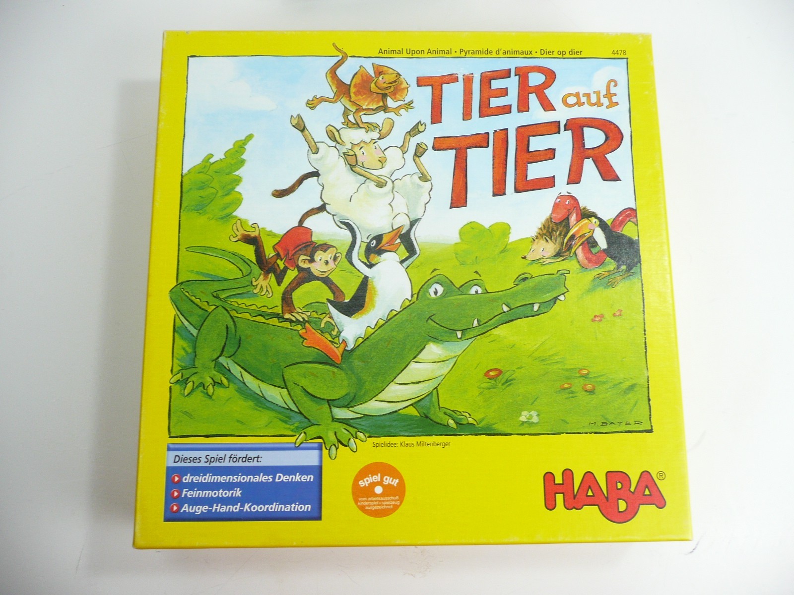 Tier auf Tier Animal Upon Animal Wood Balance Stacking Game Complete Toy Germany
