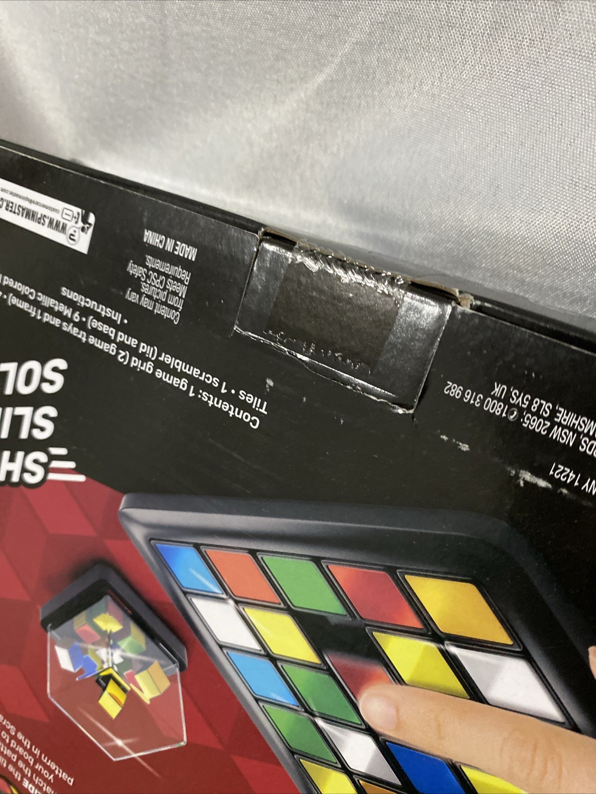 Rubik’s Race Game: Metallic Edition COMPLETE Brand New Distressed Packaging