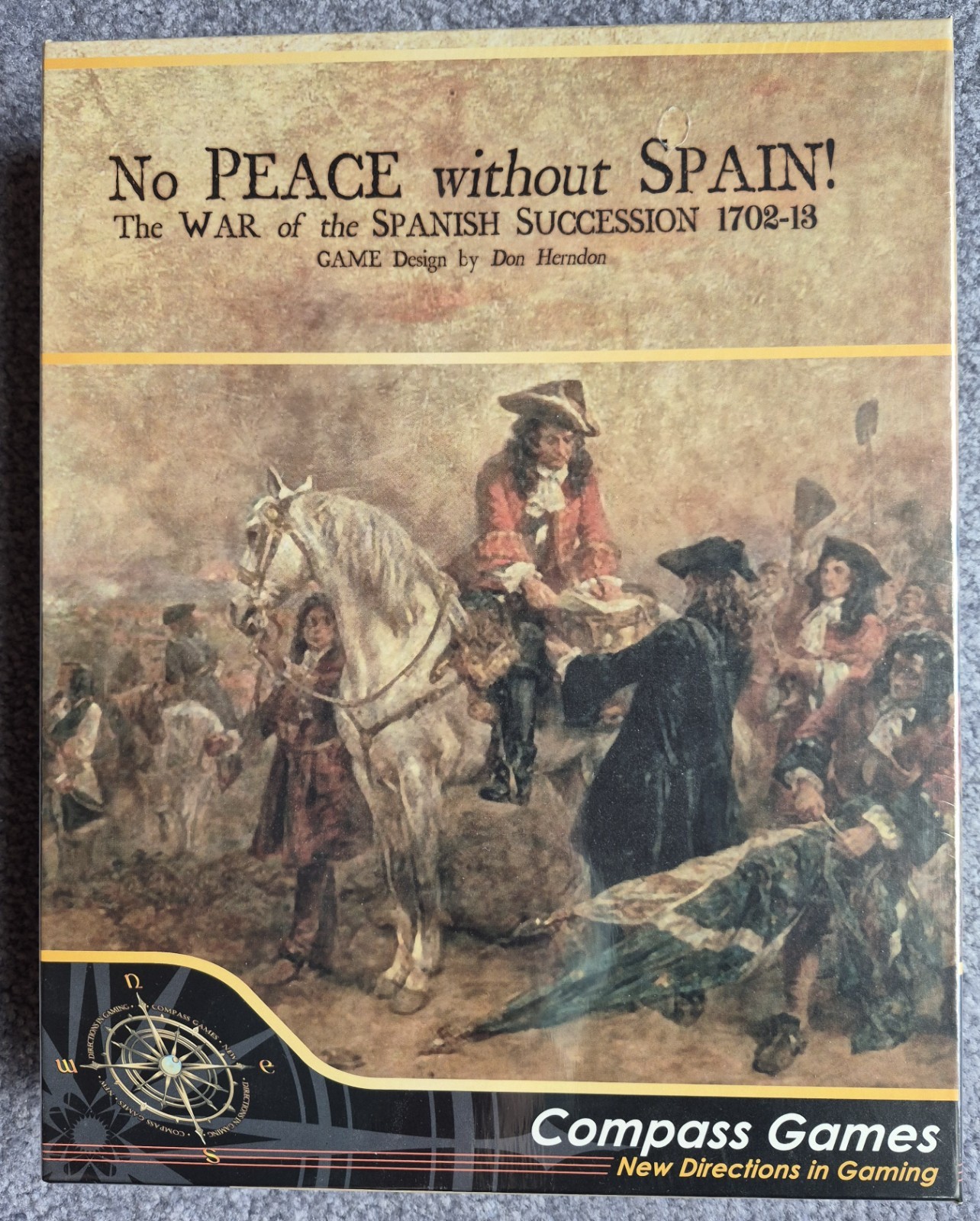 Compass Games – No Peace without Spain! – 1st Ed. 2011 PN 1010 New in Shrinkwrap