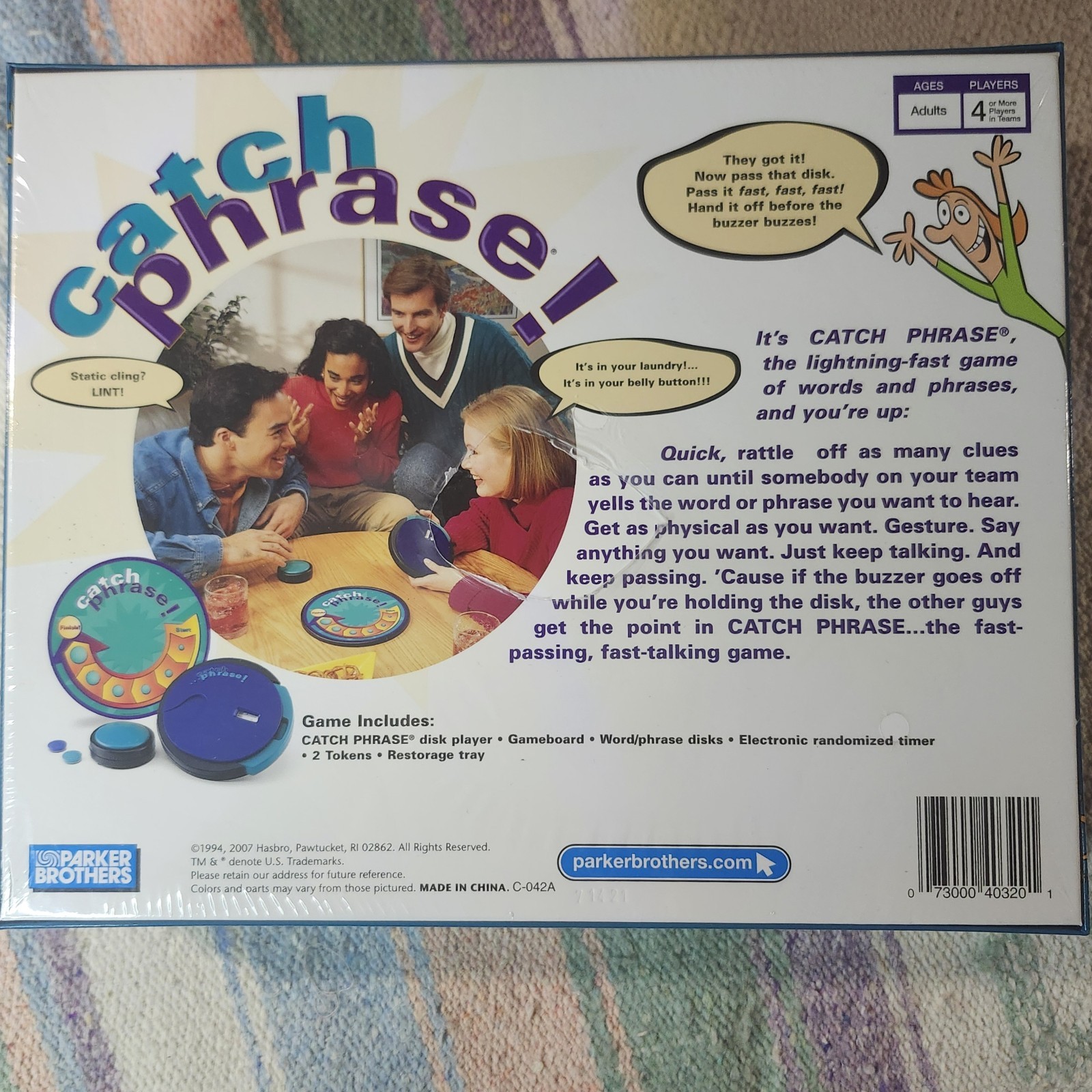 NIB Sealed 2007 Catch Phrase Parker Brothers Adult Party Game