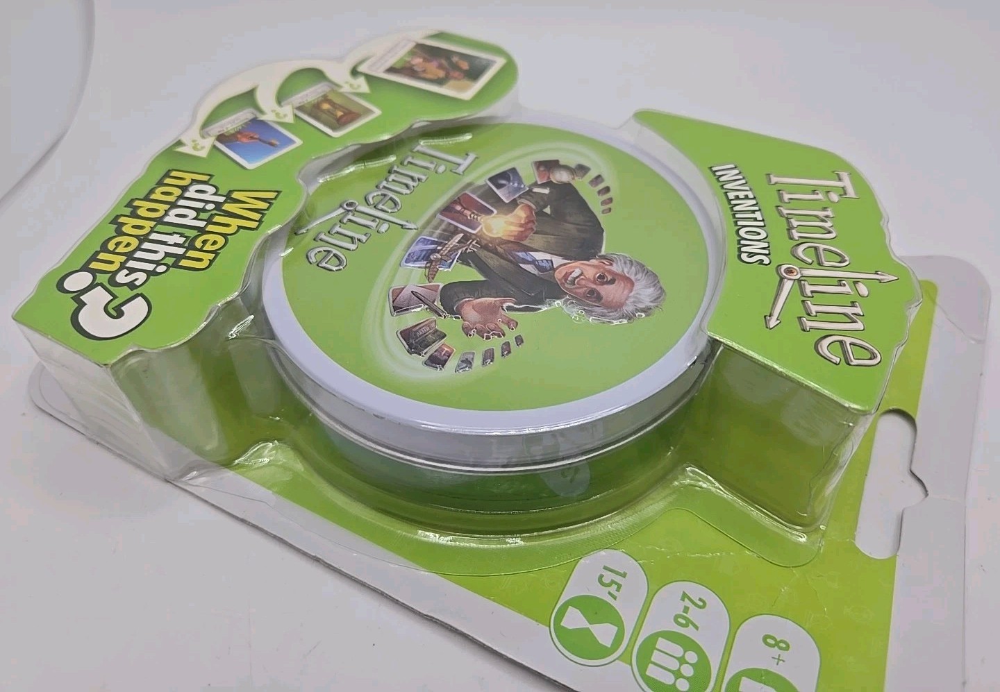 2010-Timeline Inventions Card Game Zygomatic Asmodee 8+, 2-6 Players GRE083