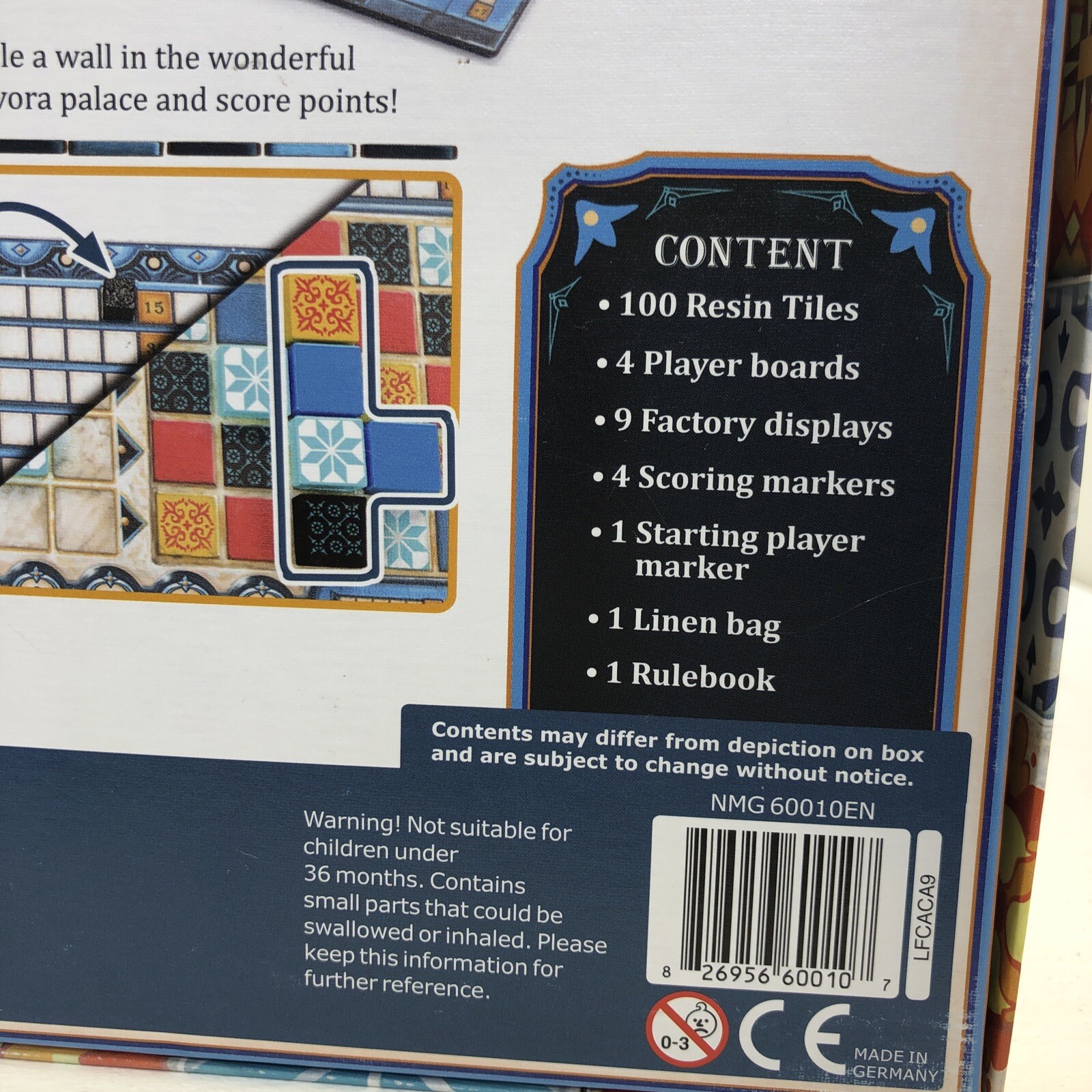 *New I.O.B.* Azul Board Game NMG60010EN 2018 Next Move – Tile Game, 8 Years & up
