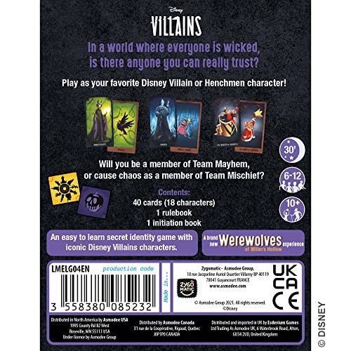 Gathering of the Wicked Party Game – Disney Villains Unleashed in a Dark Twis…