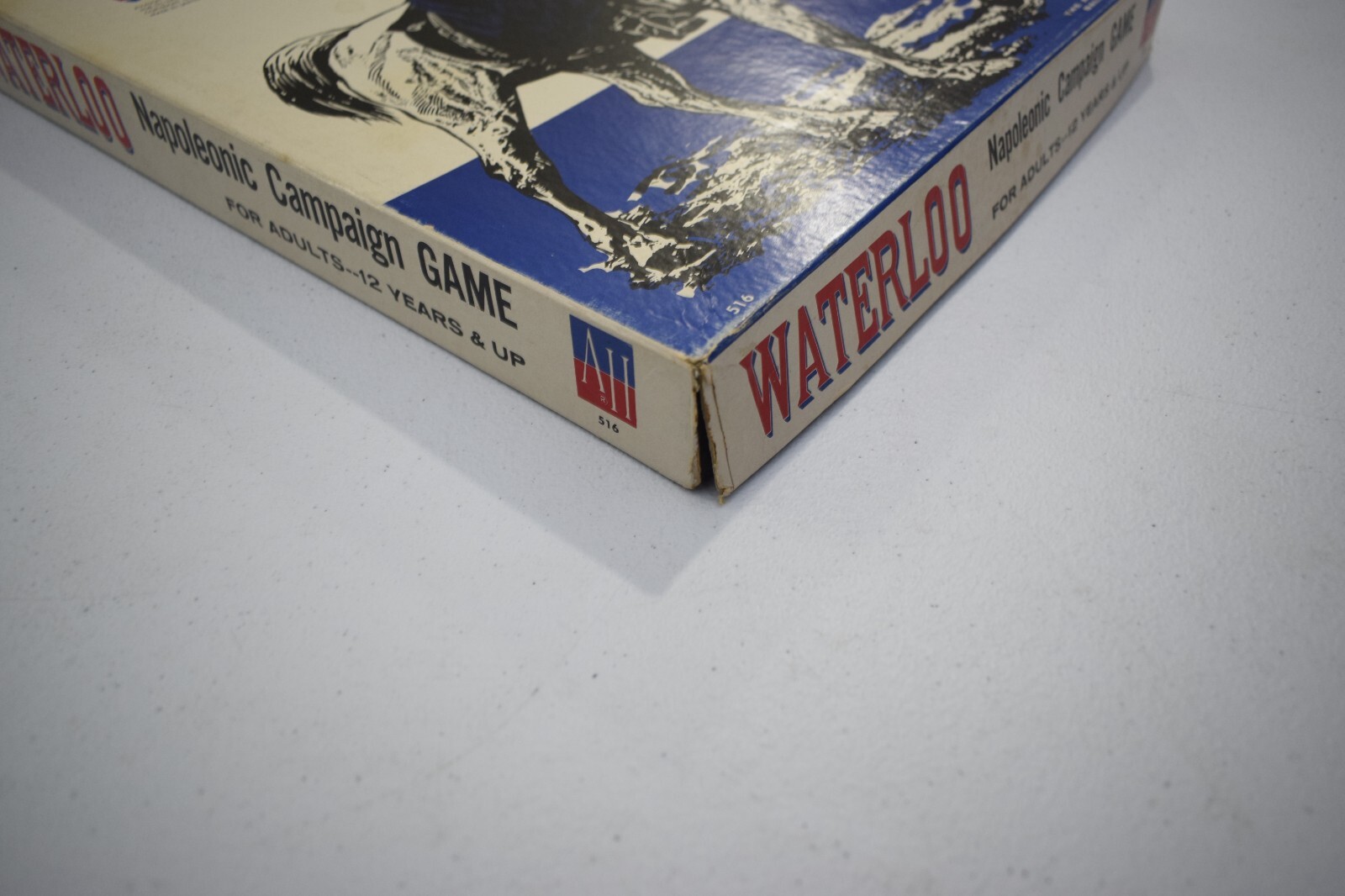 Waterloo Board Game Avalon Hill 1962 Campaign War Game Punched Napoleon PUNCHED