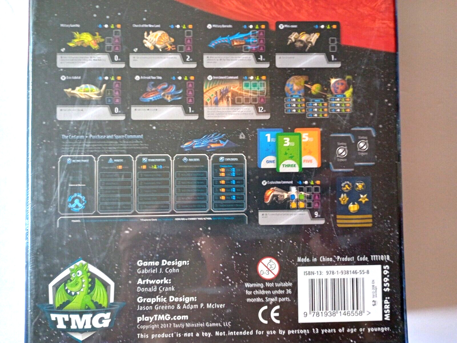 Tasty Mistral Games Exodus Fleet Space Game New in Shrink