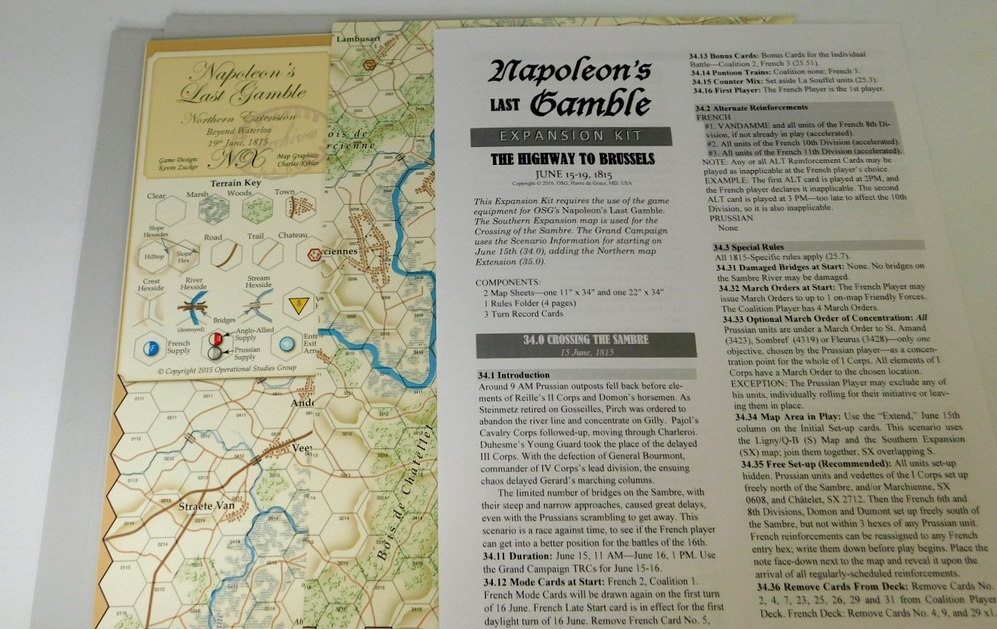 Napoleon’s Last Gamble Exp. Kit I Highway to Brussels by OSG Operational Studies