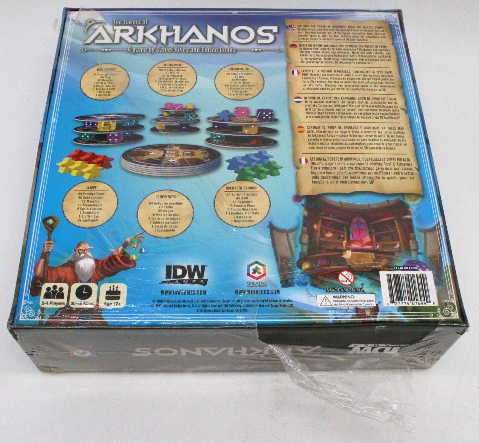 The Towers of Arkhanos IDW Games Board Game Factory Sealed