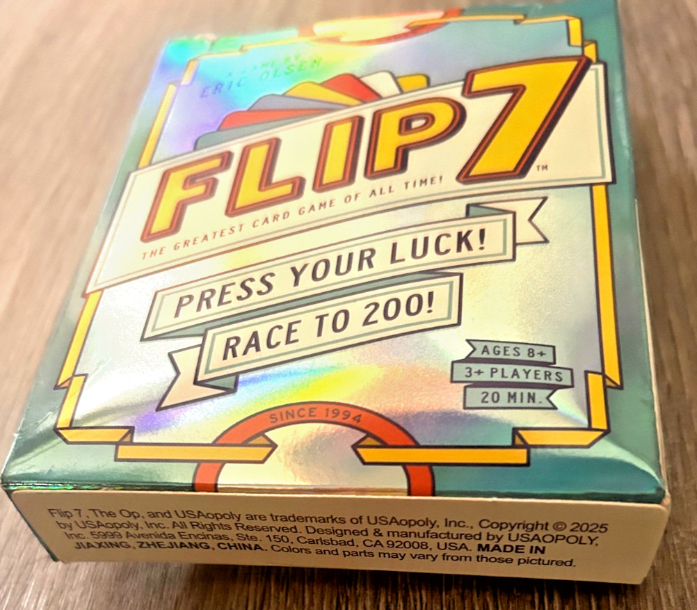 Flip 7 Card Game Luck Strategy Family Eric Olson New – Other