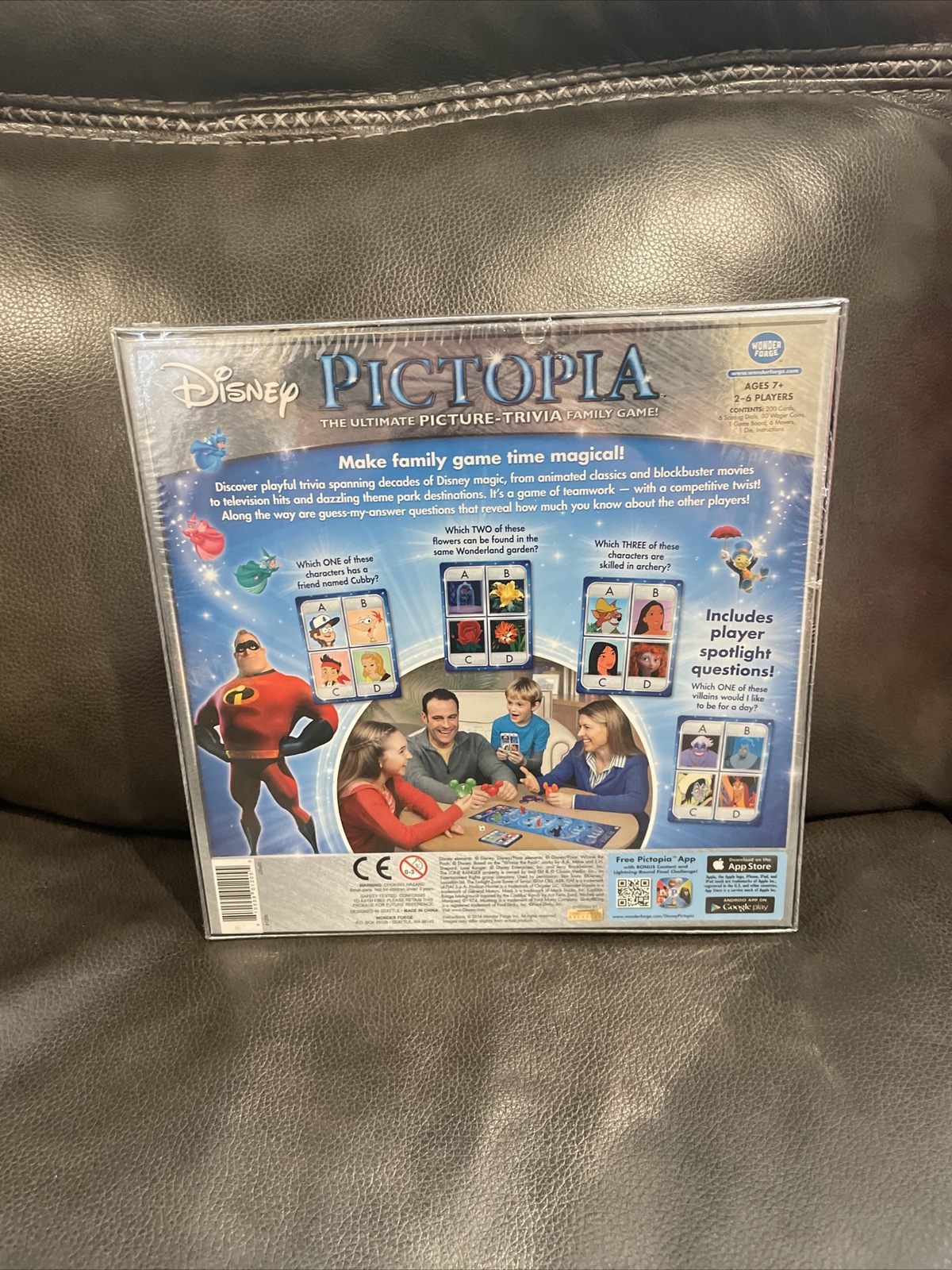 NEW Pictopia Disney The Ultimate PICTURE TRIVIA Family Game SEALED