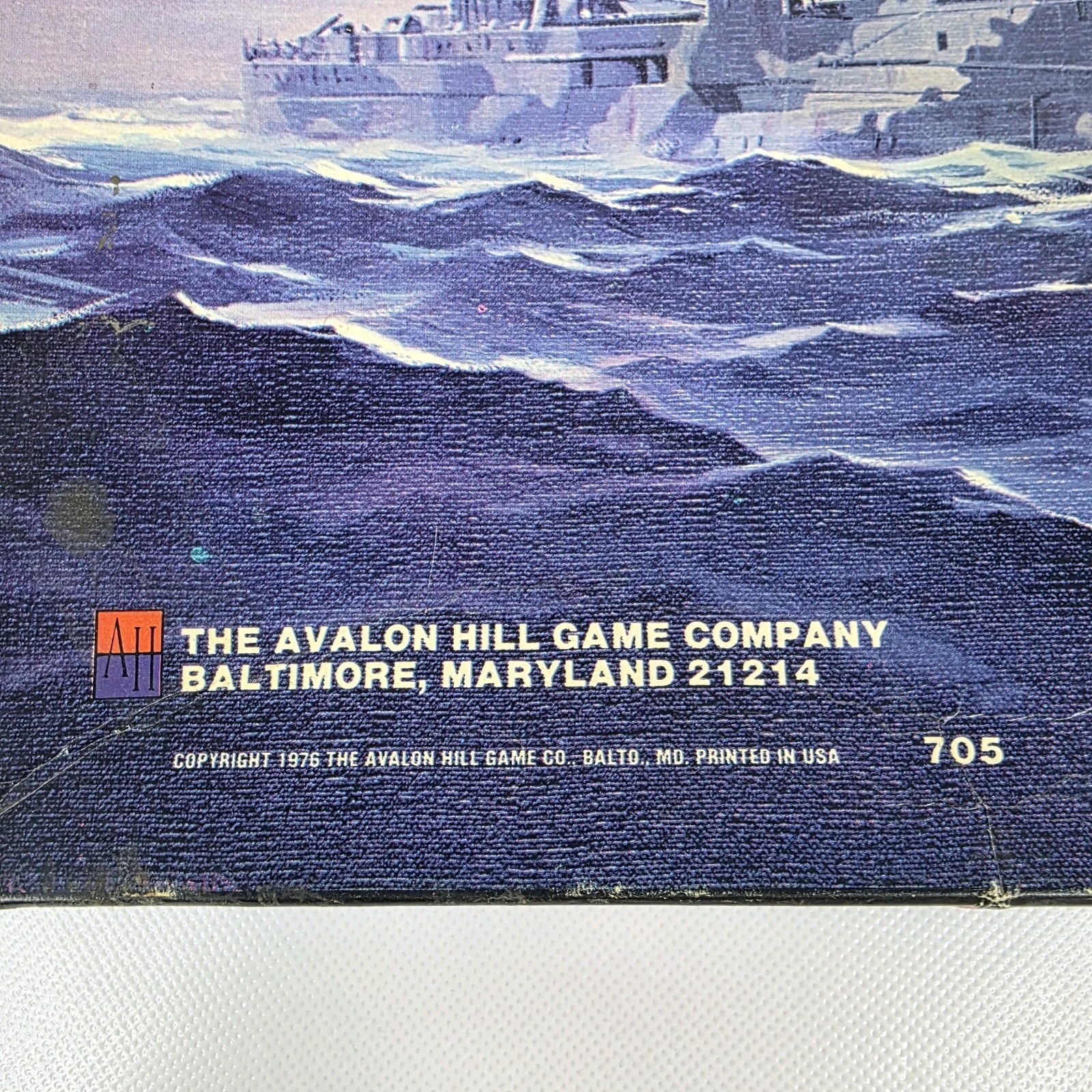 Vintage 1976 War at Sea Avalon Hill Board Game #705 – 100% Complete w/ Manual