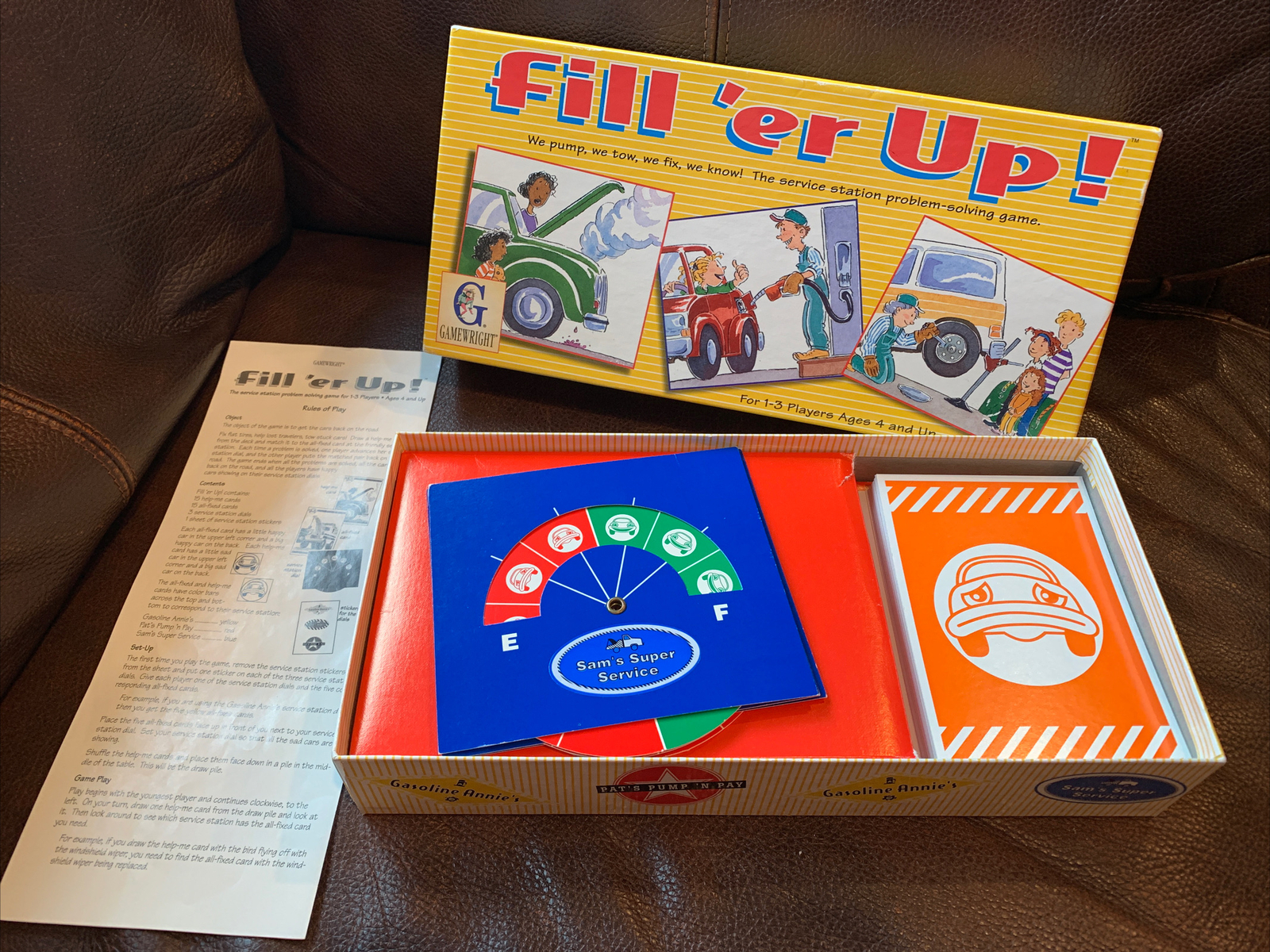 Fill Er Up Game Service Station Problem Solving Game – 100% Complete