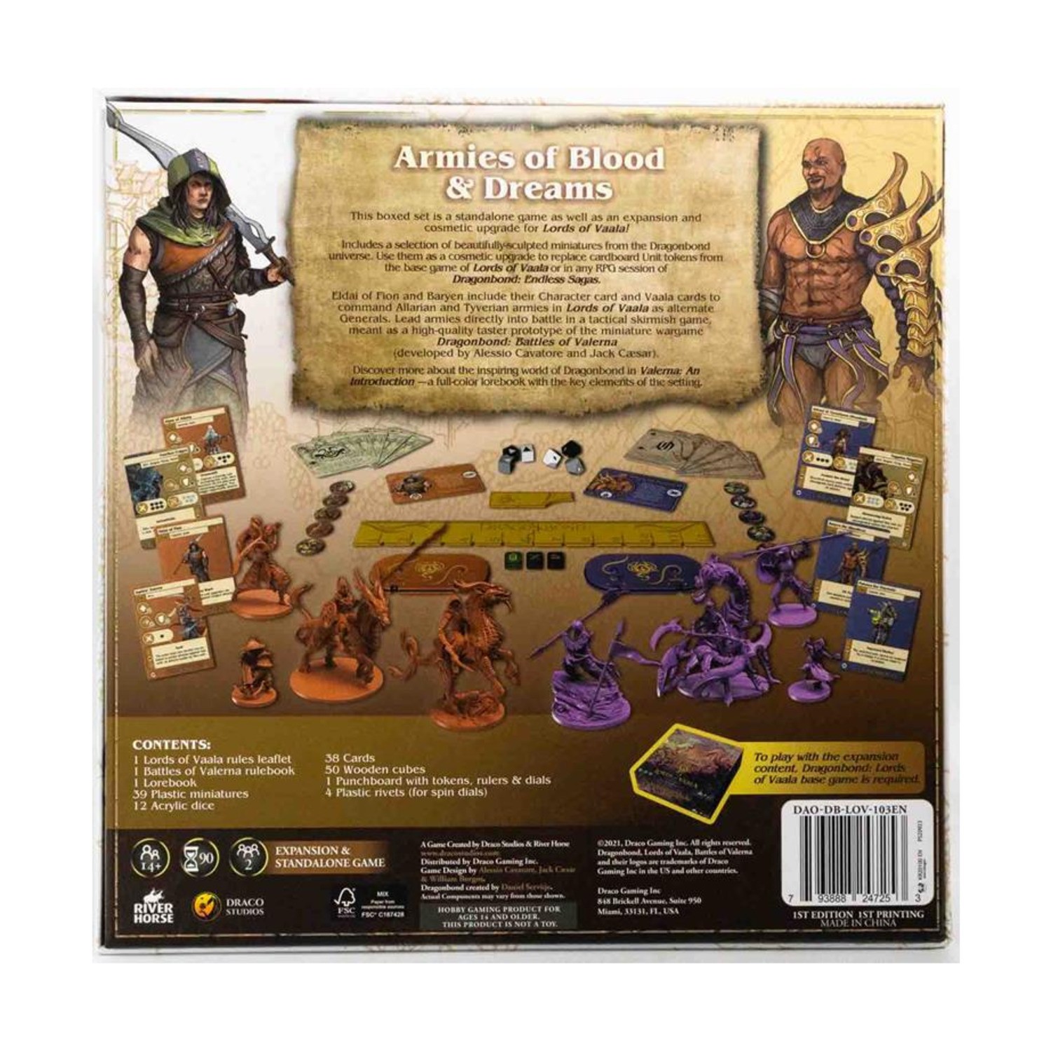 Draco Studios Armies of Blood & Dreams Box VG+/NM