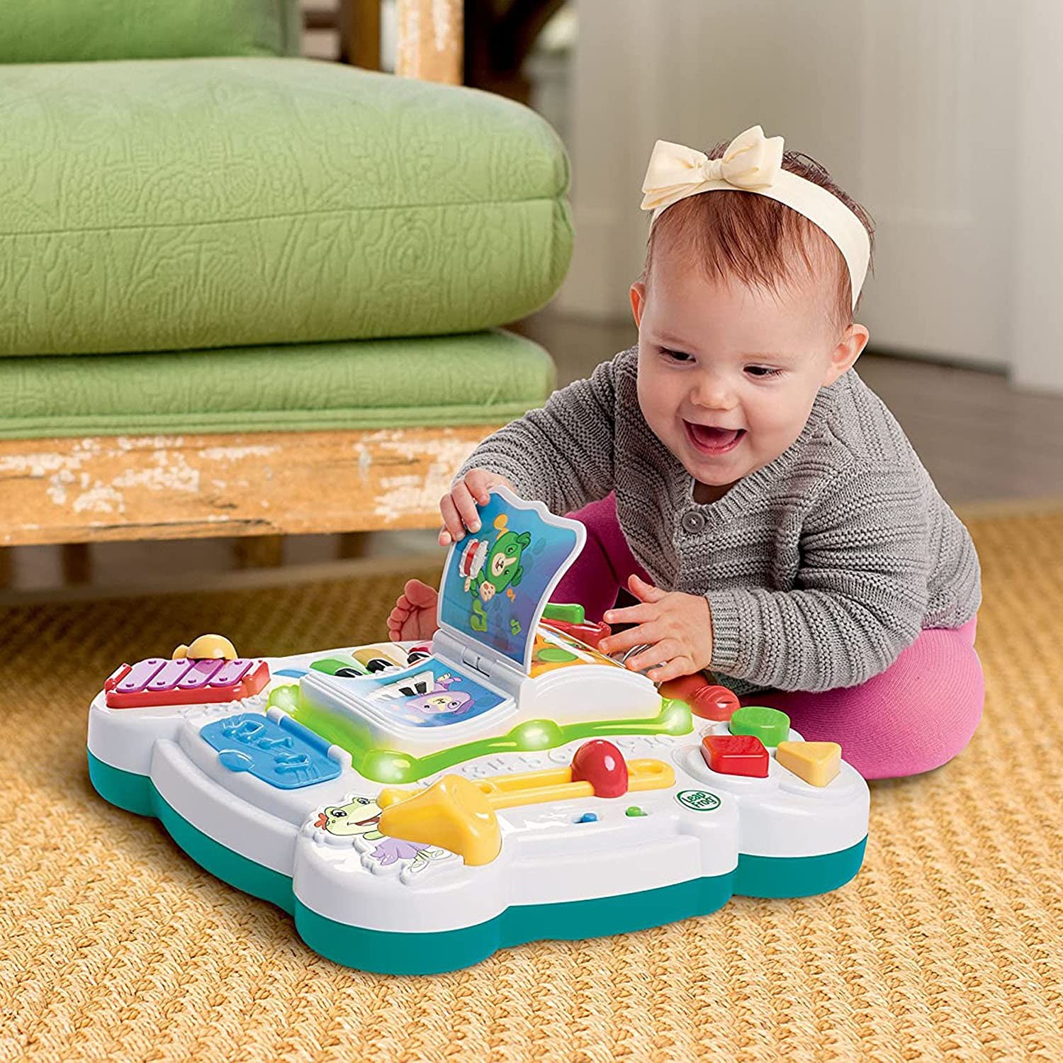 Kids Musical Table Learn and Groove Interactive Green LeapFrog 80-19270E