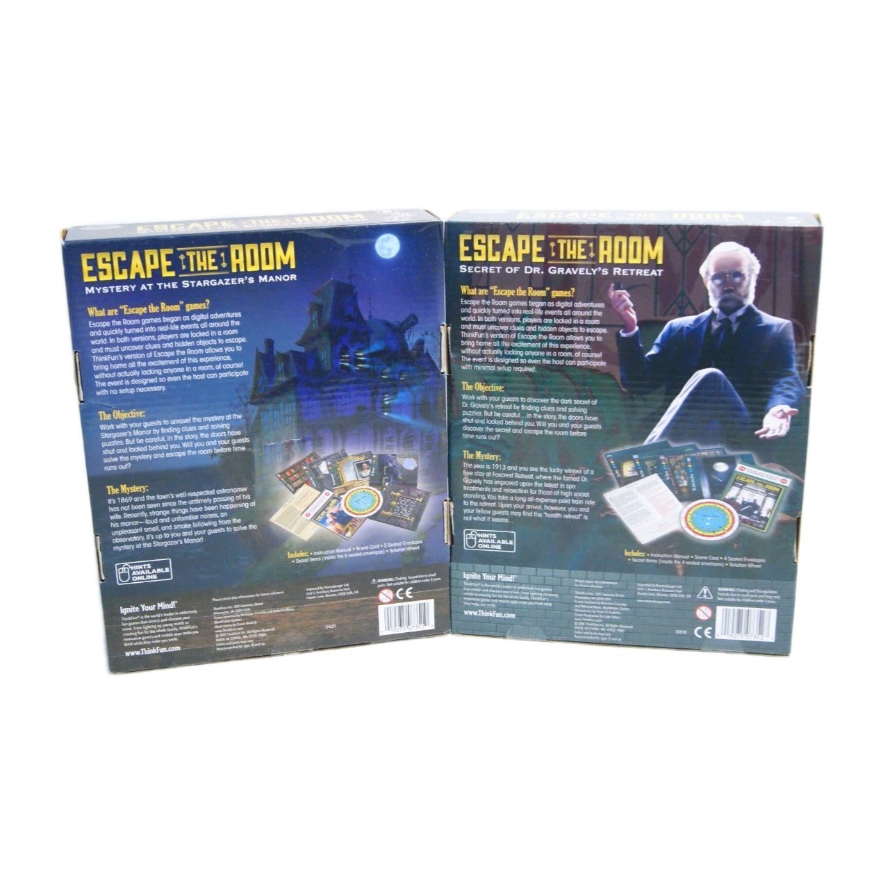 Escape Room Board Game Lot: Chronicles of Crime Unlock Deckscape Escape the Room