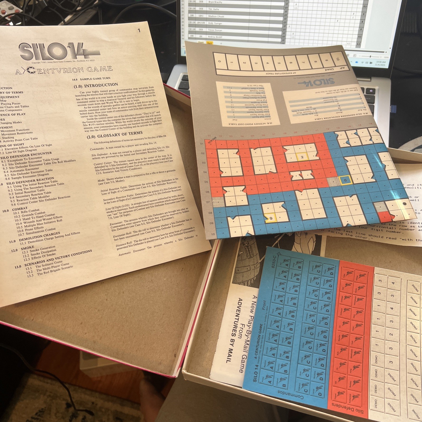 Silo 14 – Centurion Games – 1983 – Unpunched.