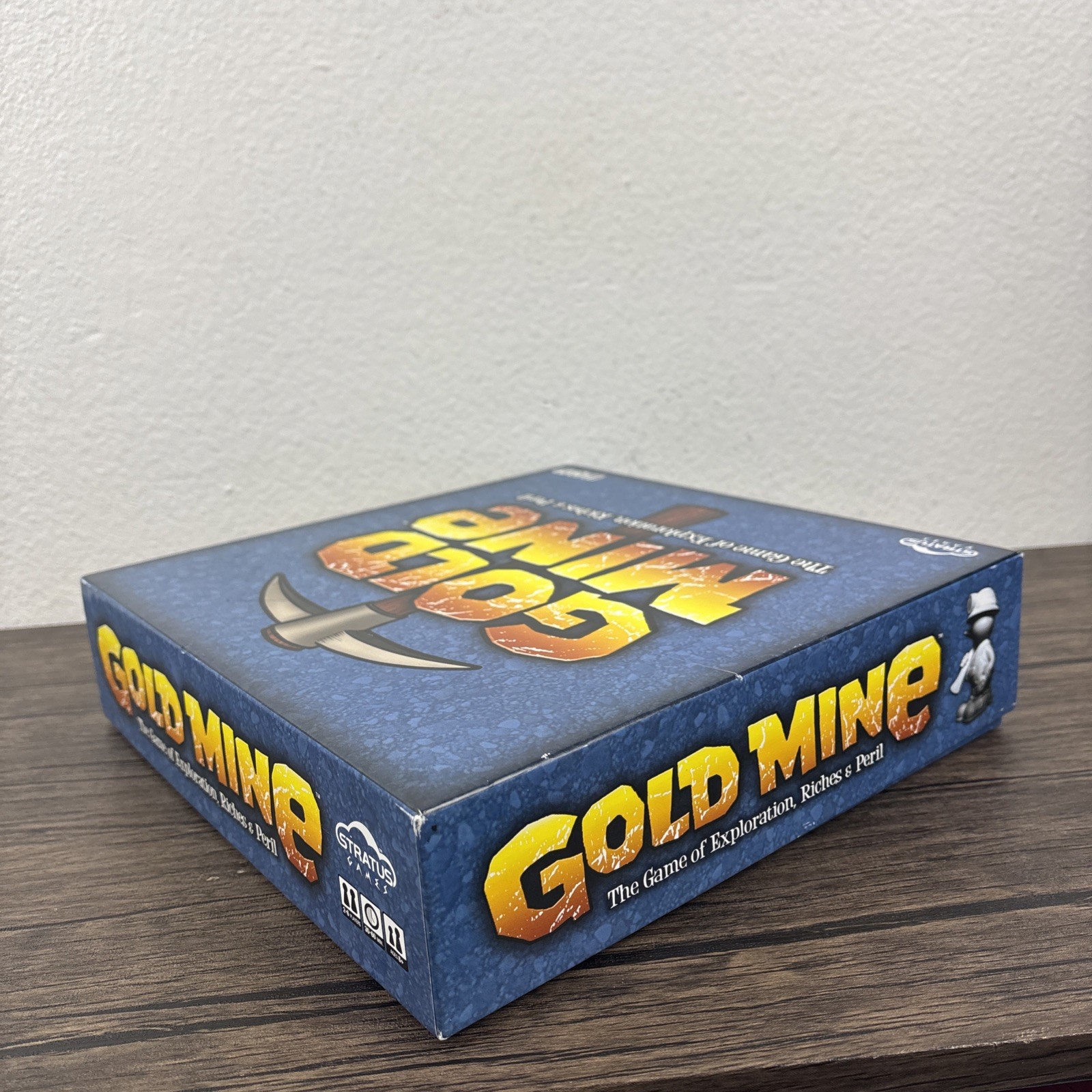 Gold Mine Board Game 2010 Stratus Games 100% Complete Miner Strategy Exploration