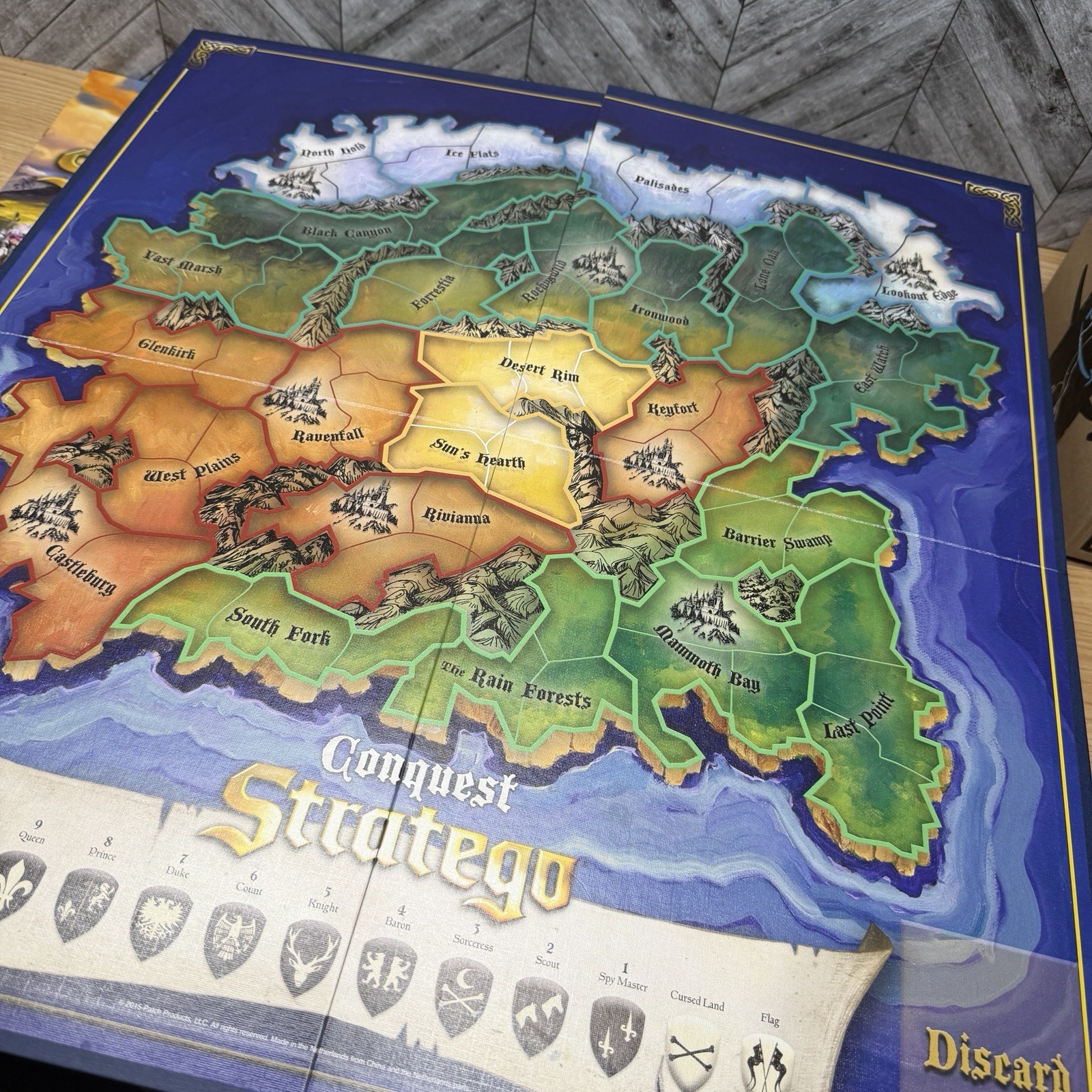 Conquest Stratego Board Game PlayMonster Fantasy Strategy 2-4 Players With Box