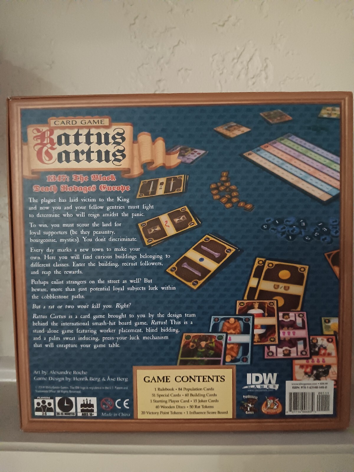 Rattus Cartus Deck Building Strategy Card Board Game – IDW Games – New / Sealed