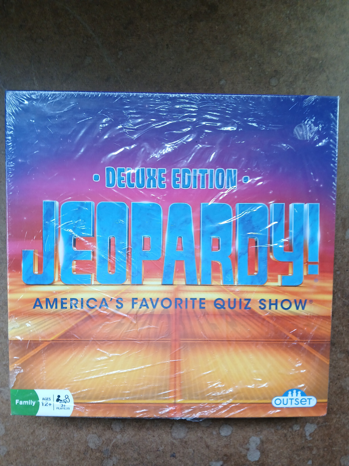 Jeopardy Deluxe Edition TV Quiz Show Family Game By Outset 2016 NEW SEALED
