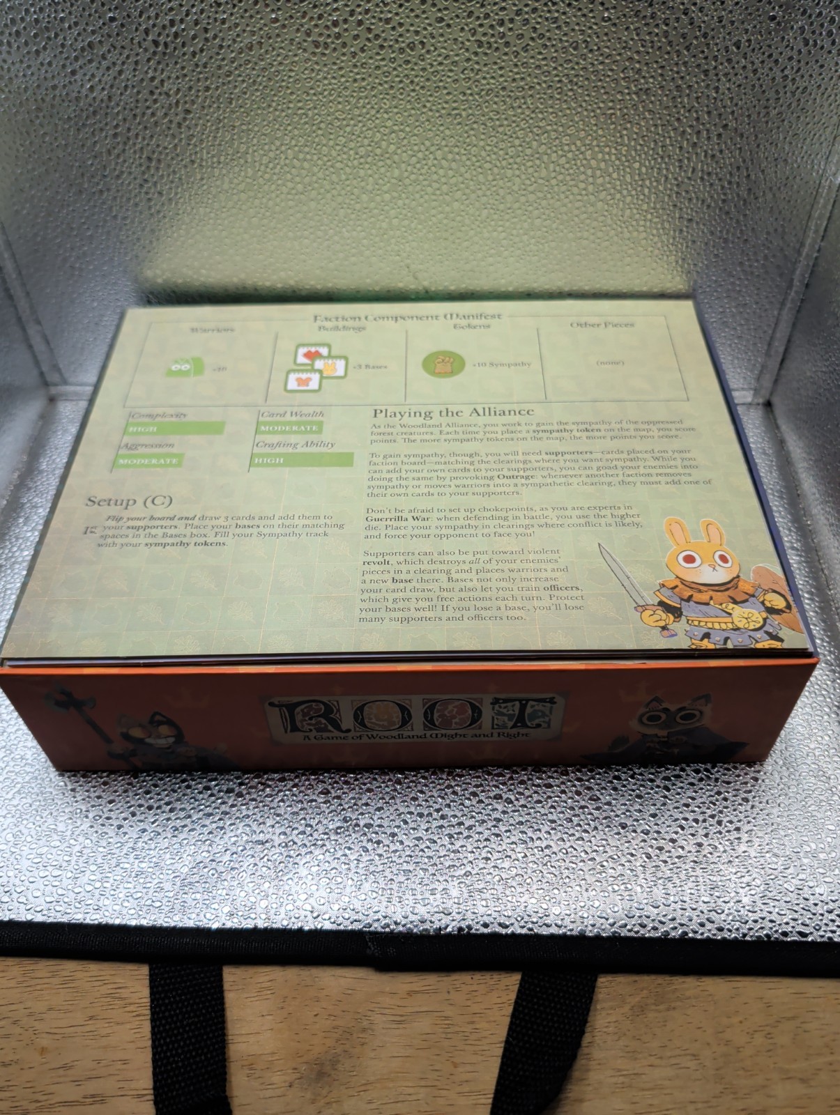 Root Woodland Might & Right Strategy Board Game 2024 Base Leder