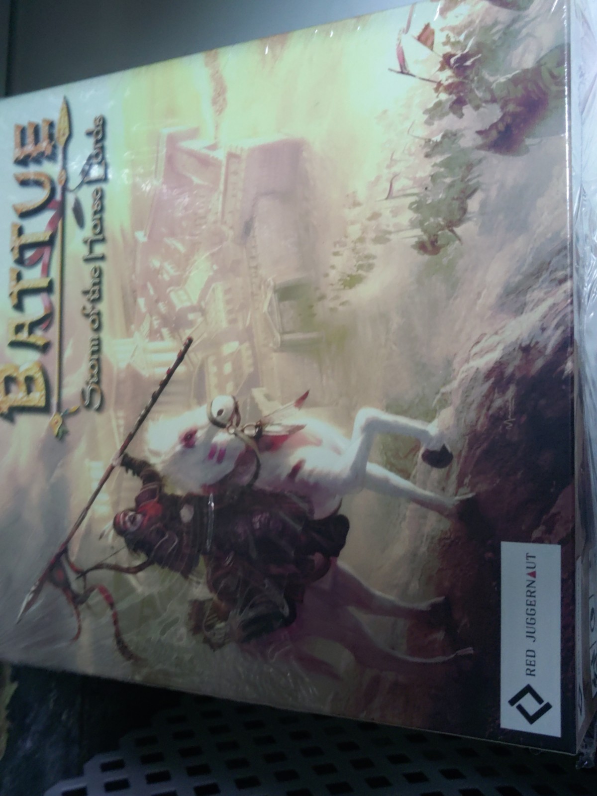 2007 Battue Storm Of The Horse Lords Tabletop Board Game IOB Red Juggernaut