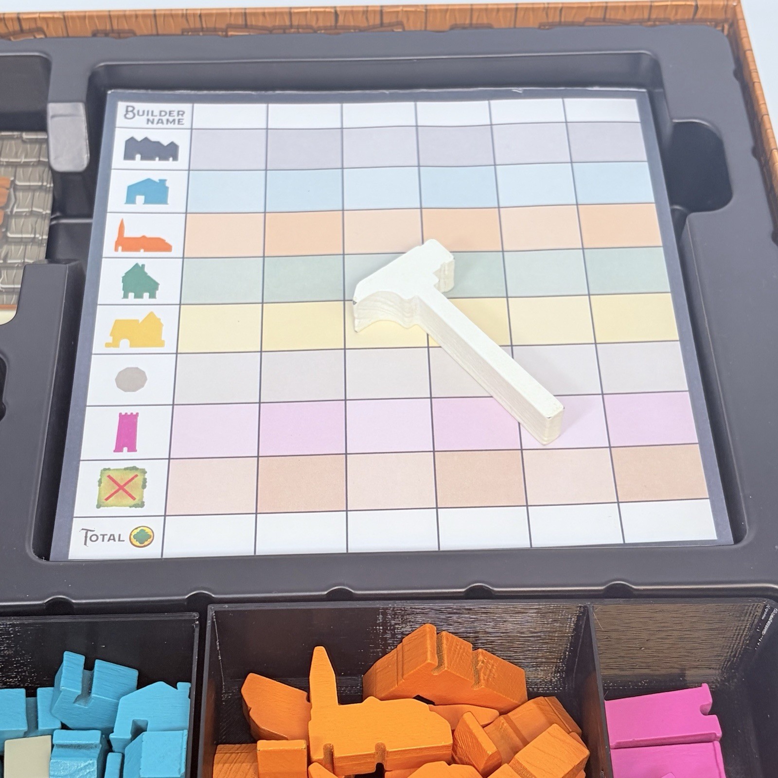 TINY TOWNS Board Game City-Building Strategy COMPLETE 2019 Excellent Ages 14+