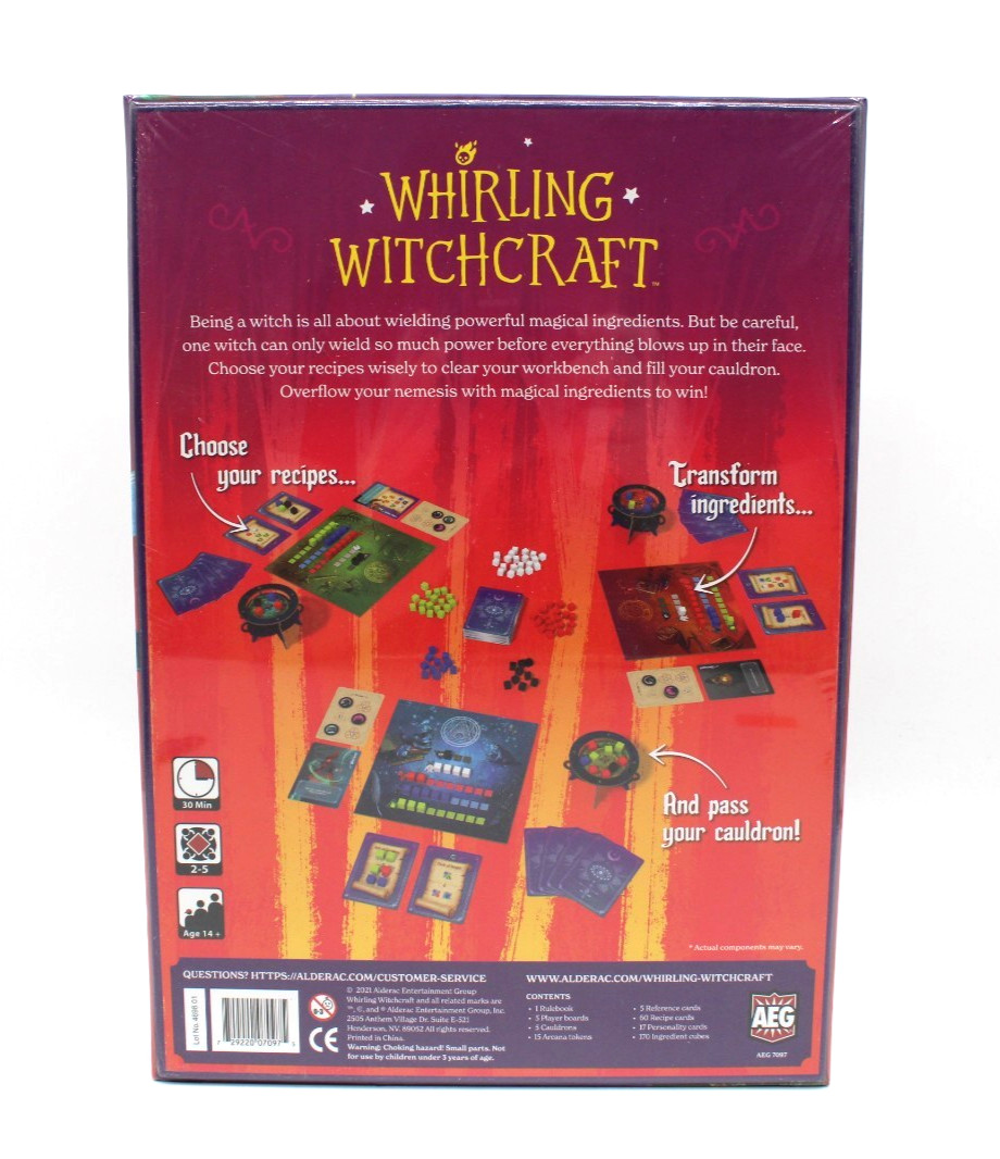 Whirling Witchcraft Board Game AEG Games Factory Sealed