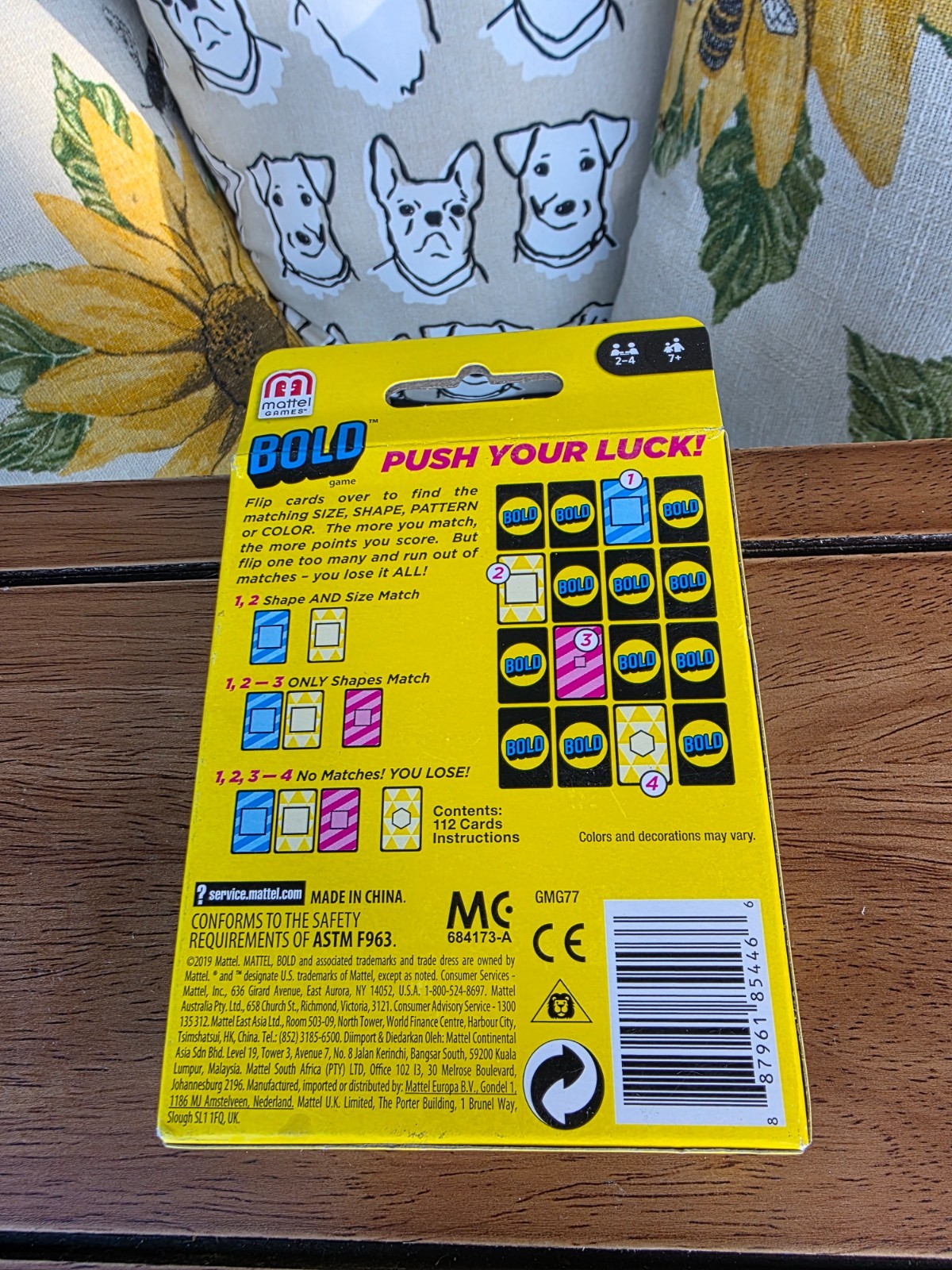Factory Sealed Bold Card Game Push Your Luck! 2019 Edition NEW