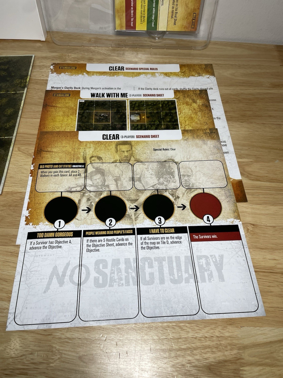 AMC The Walking Dead Board Game Expansion Set 2017070061806 Brand New Sealed