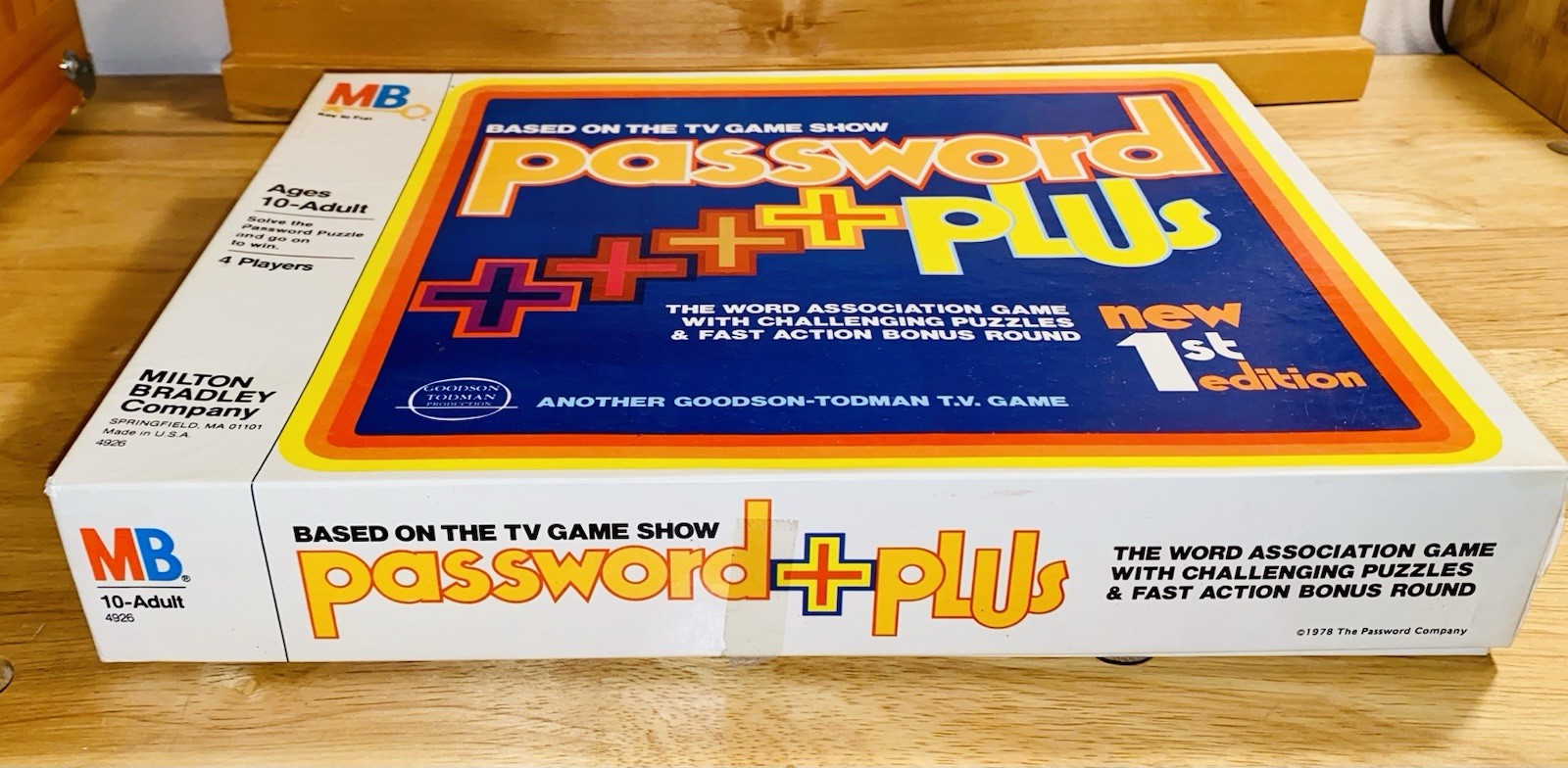 Vintage Password Plus 1st Edition TV Game Milton Bradley 1978 Complete
