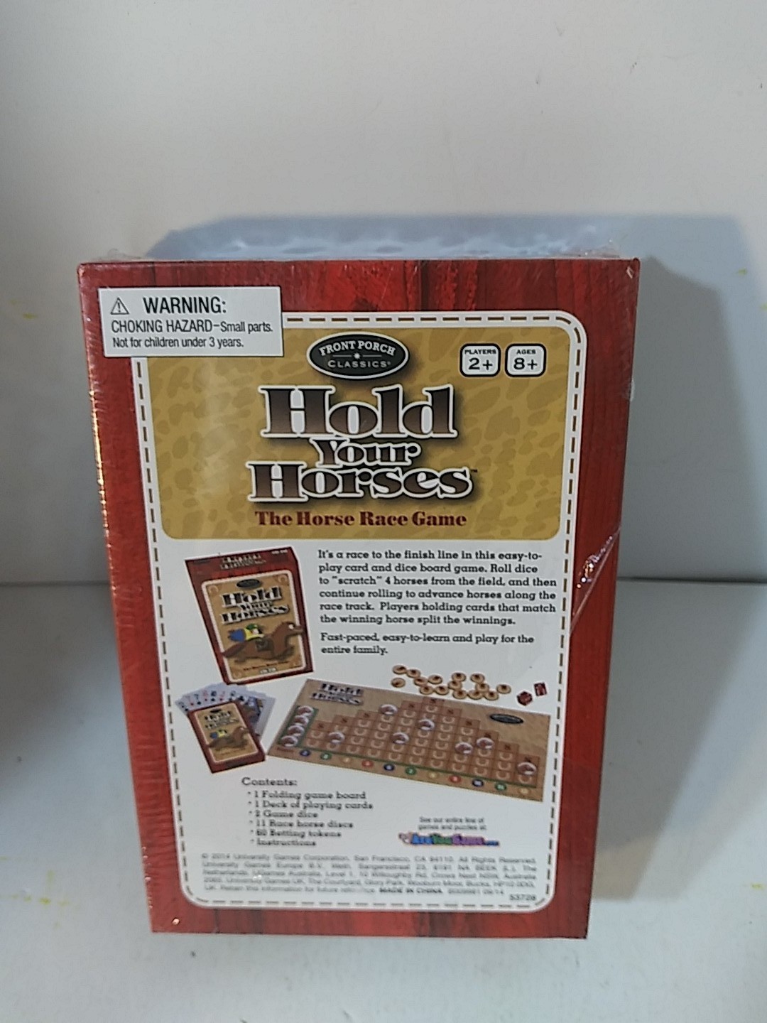 Hold Your Horses Front Porch Classics Horse Race Card Board Game Ships Fast