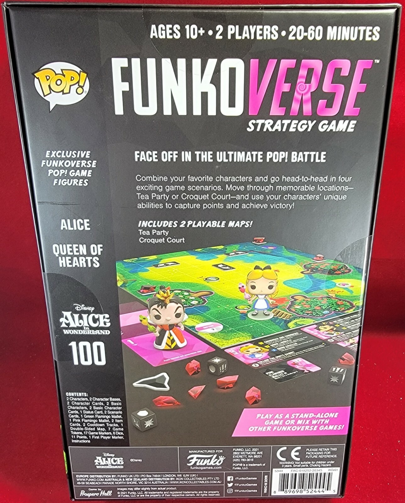 Alice in wonderland Chase funko verse strategy game NIBBrand new disney alice
