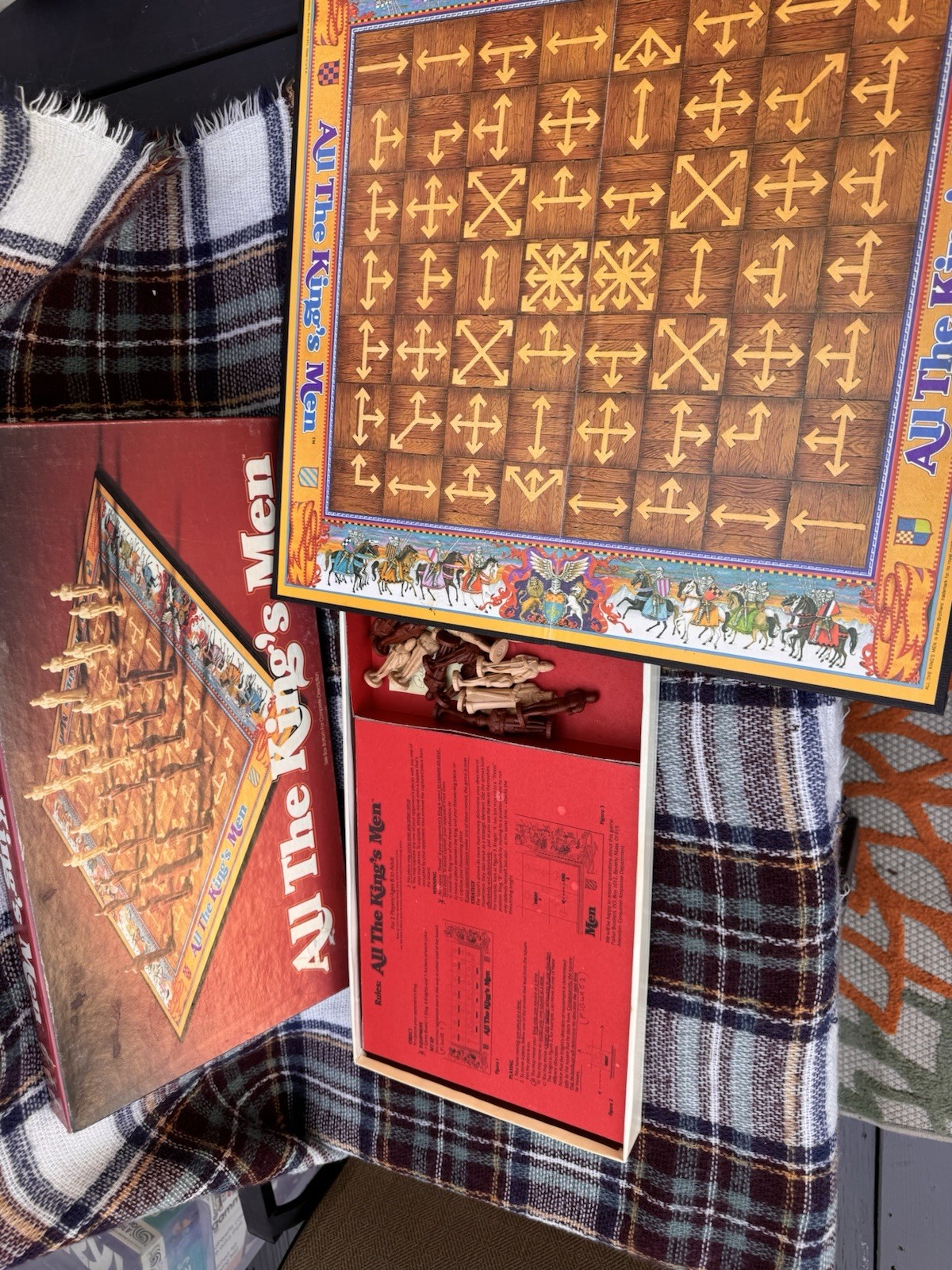 All The King’s Men Strategy Board Game Complete Set . COMPLETE!!