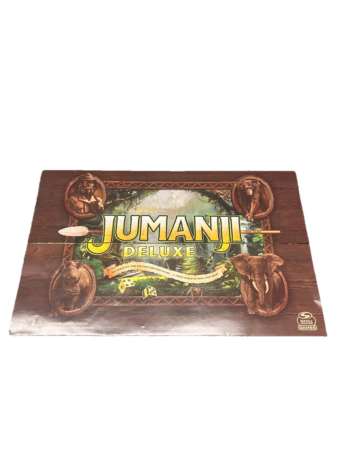 Jumanji Deluxe Electronic Board Game Spin Master COMPLETE Tested Works
