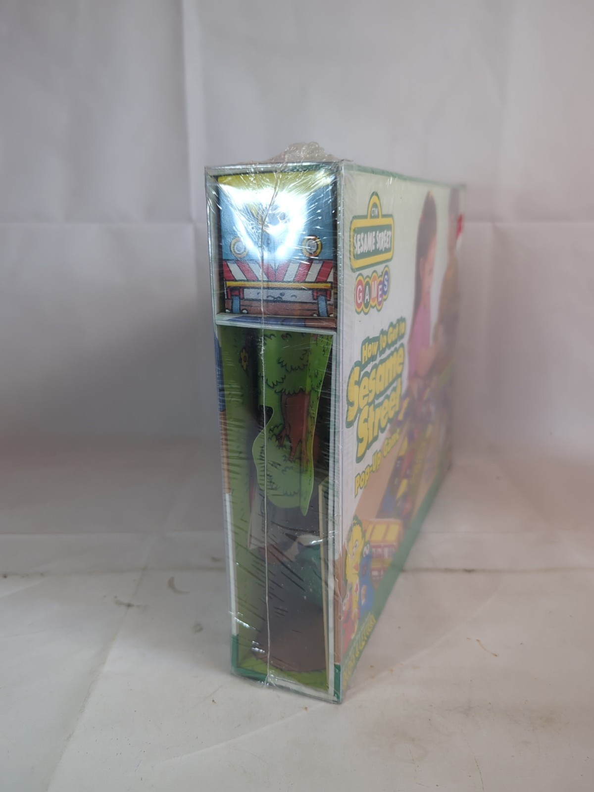 NOS VTG Fisher-Price How To Get To Sesame Street Pop Up Game Colors & Letters
