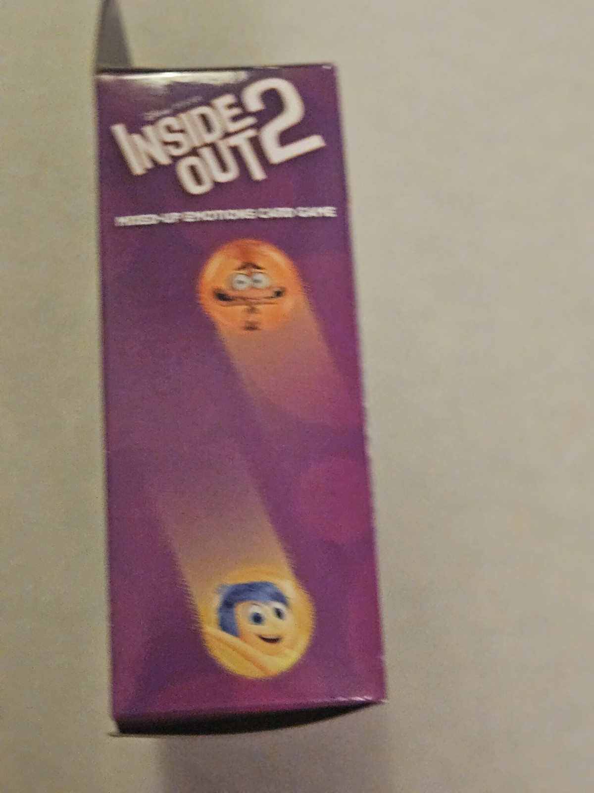 Disney Inside Out 2 Mixed Up Emotions Catd Game W/ Collectible Figurine New