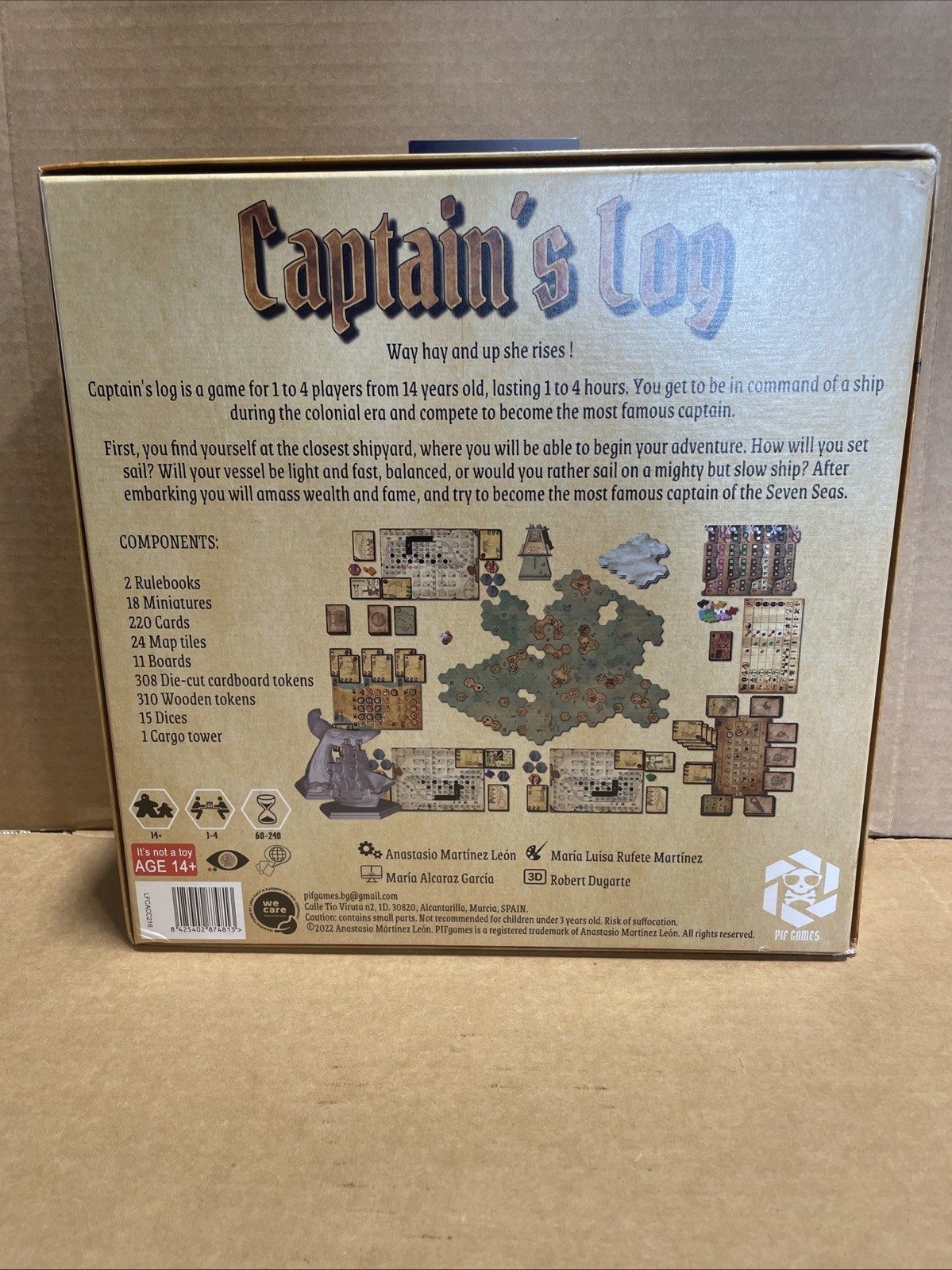 Captain’s Log PIF Games Excellent Condition Complete