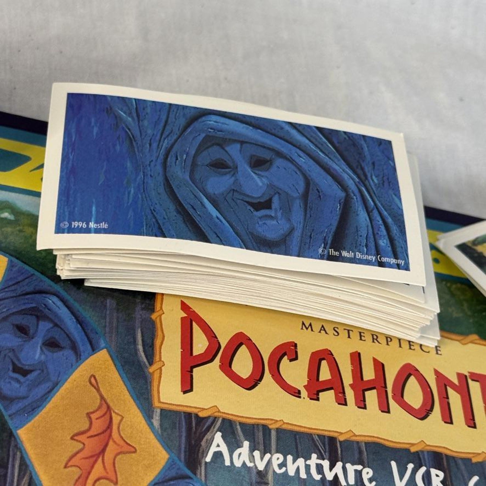 1996 Promo Disney’s Pocahontas Adventure VCR Board Game- Nestle Quik