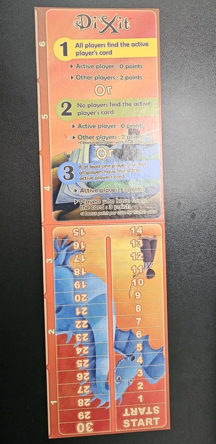 Dixit Board Game A Picture Is Worth A Thousand Words 2015 – 100% Complete