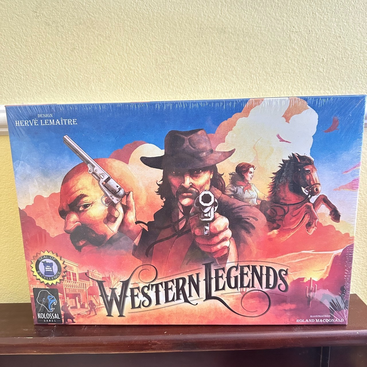 Western Legends Board Game Kolossal Games Open World Sandbox Strategy NEW SEALED